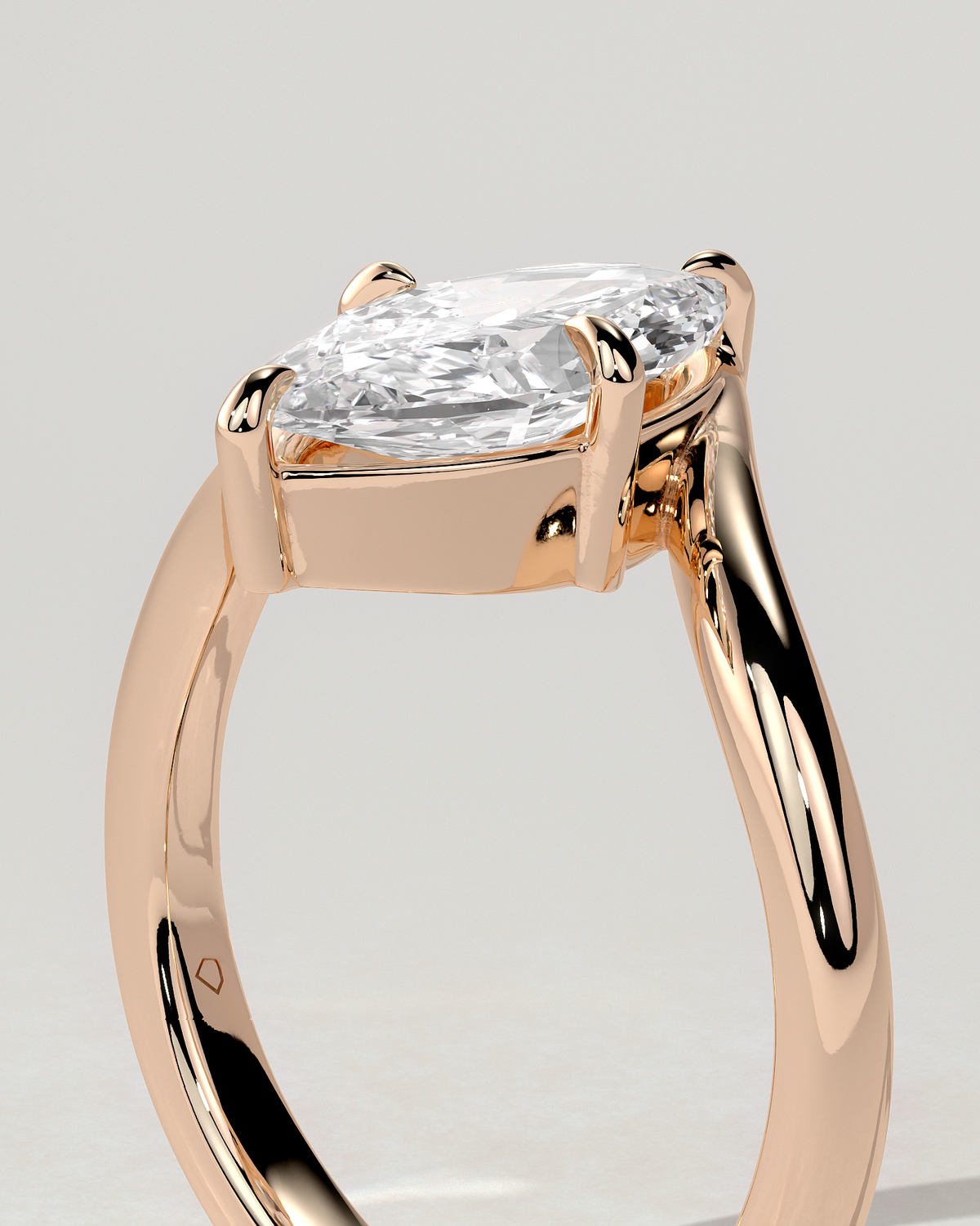 Sena Solitaire Marquise Ring