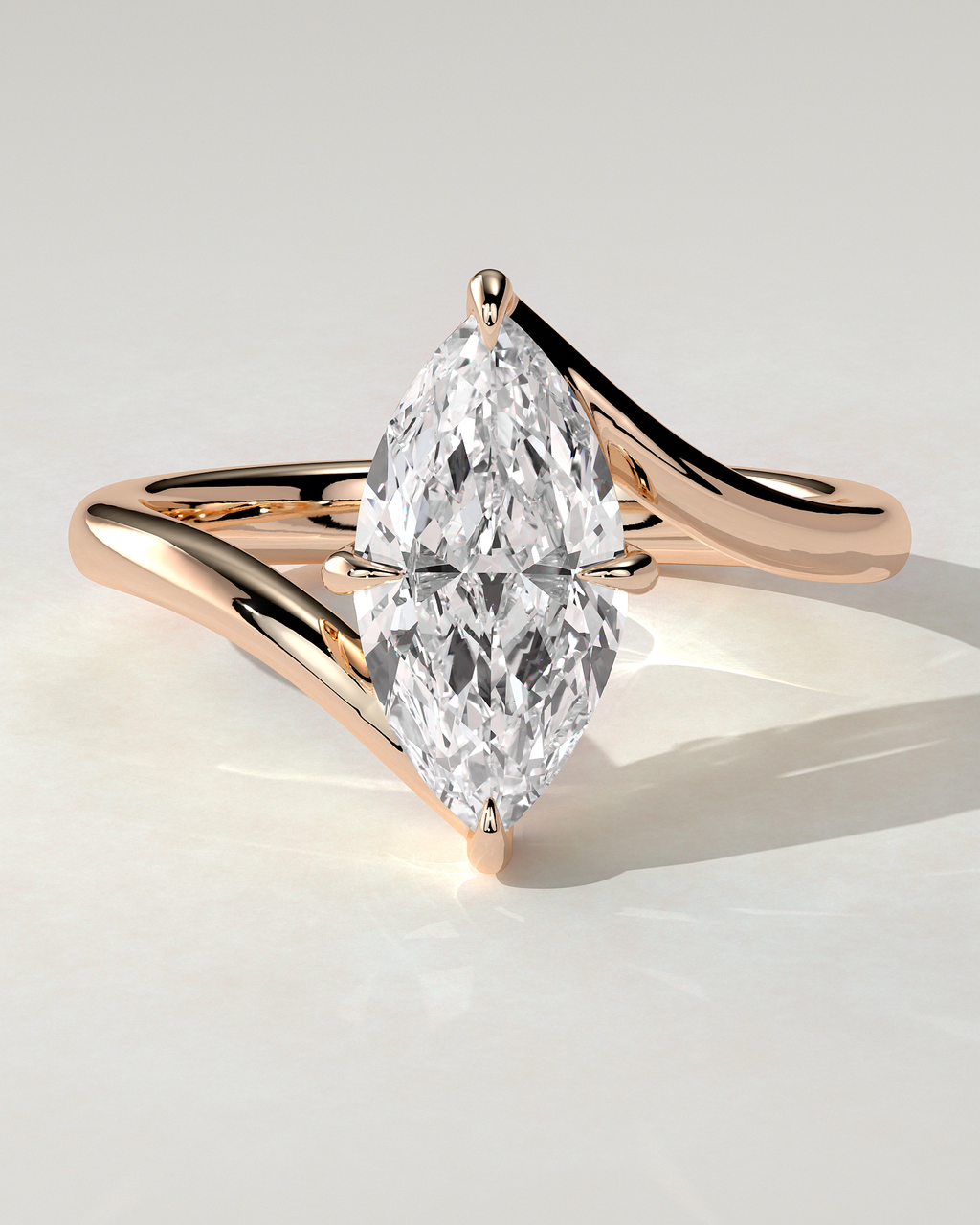 Sena Solitaire Marquise Ring