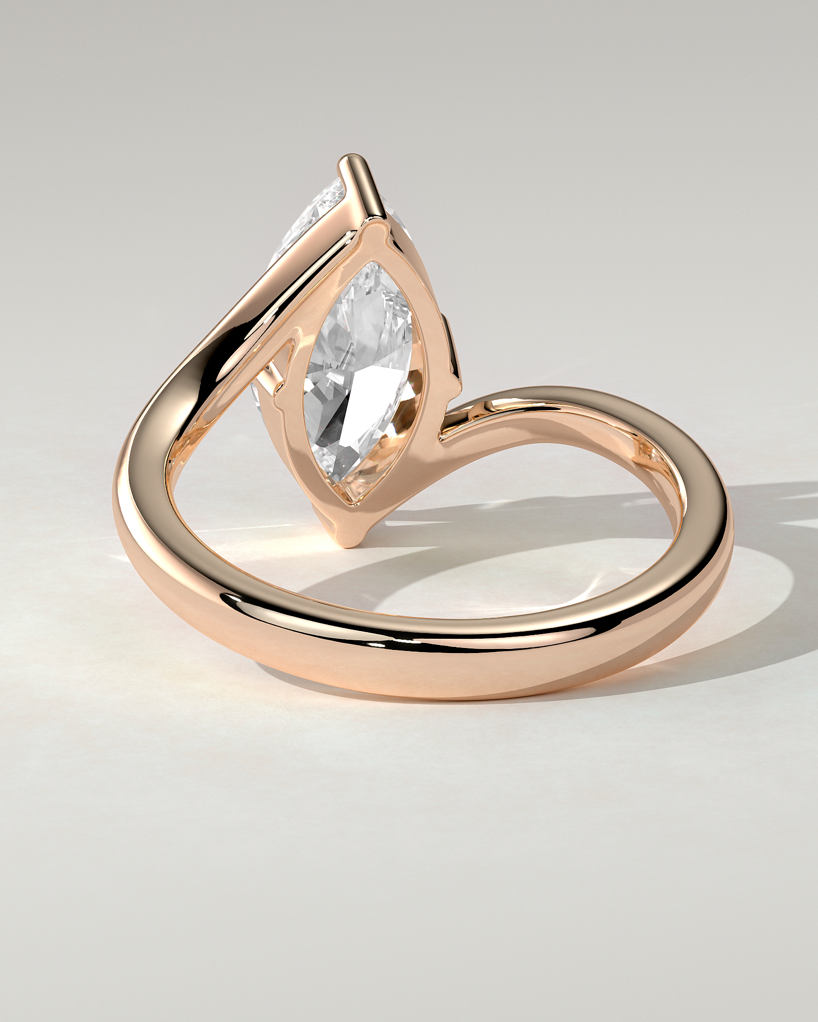 Sena Solitaire Marquise Ring