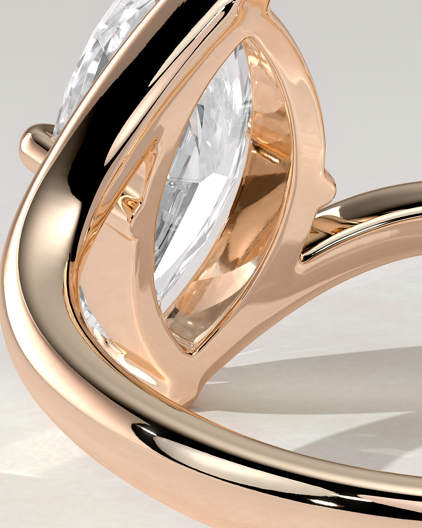 Sena Solitaire Marquise Ring