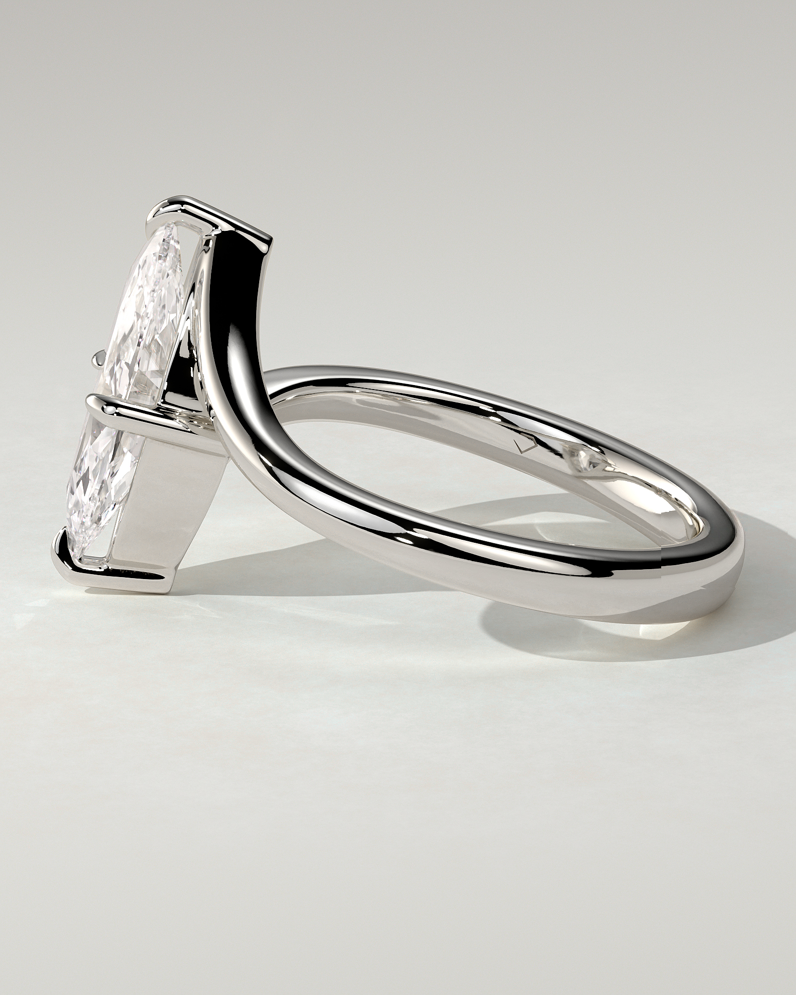 Sena Solitaire Marquise Ring