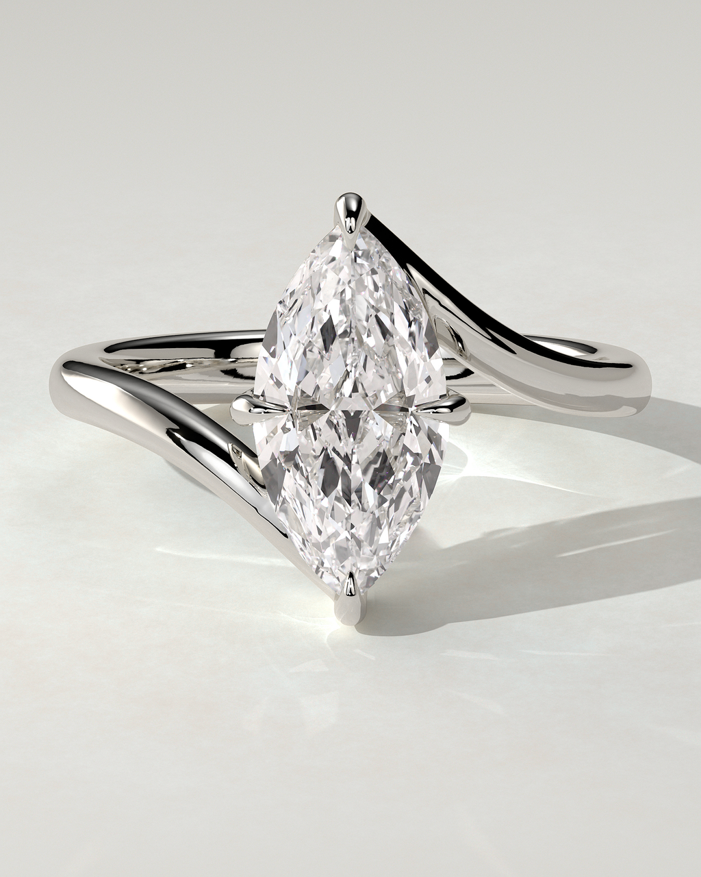Sena Solitaire Marquise Ring