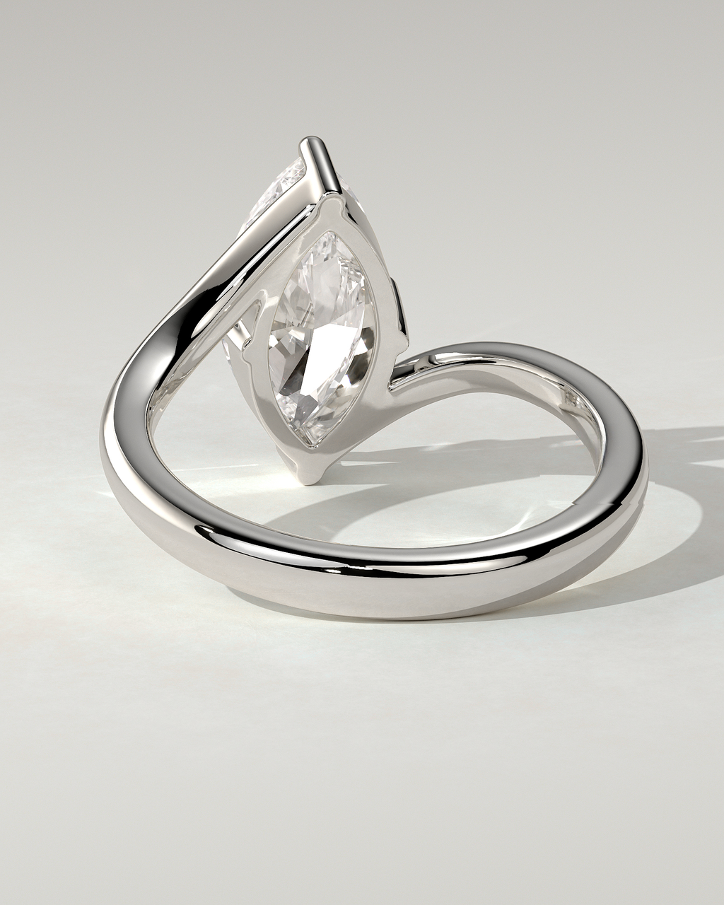 Sena Solitaire Marquise Ring