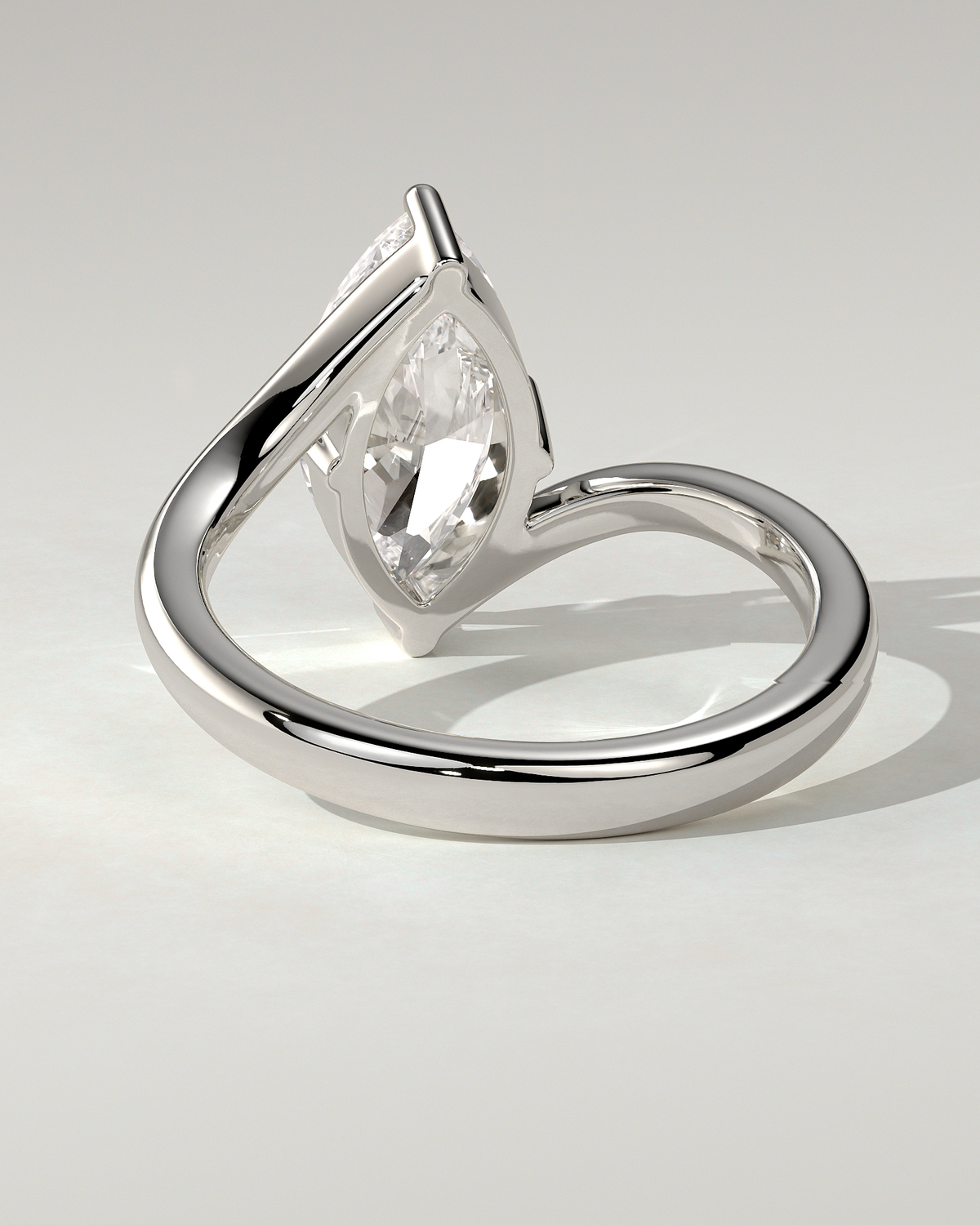 Sena Solitaire Marquise Ring