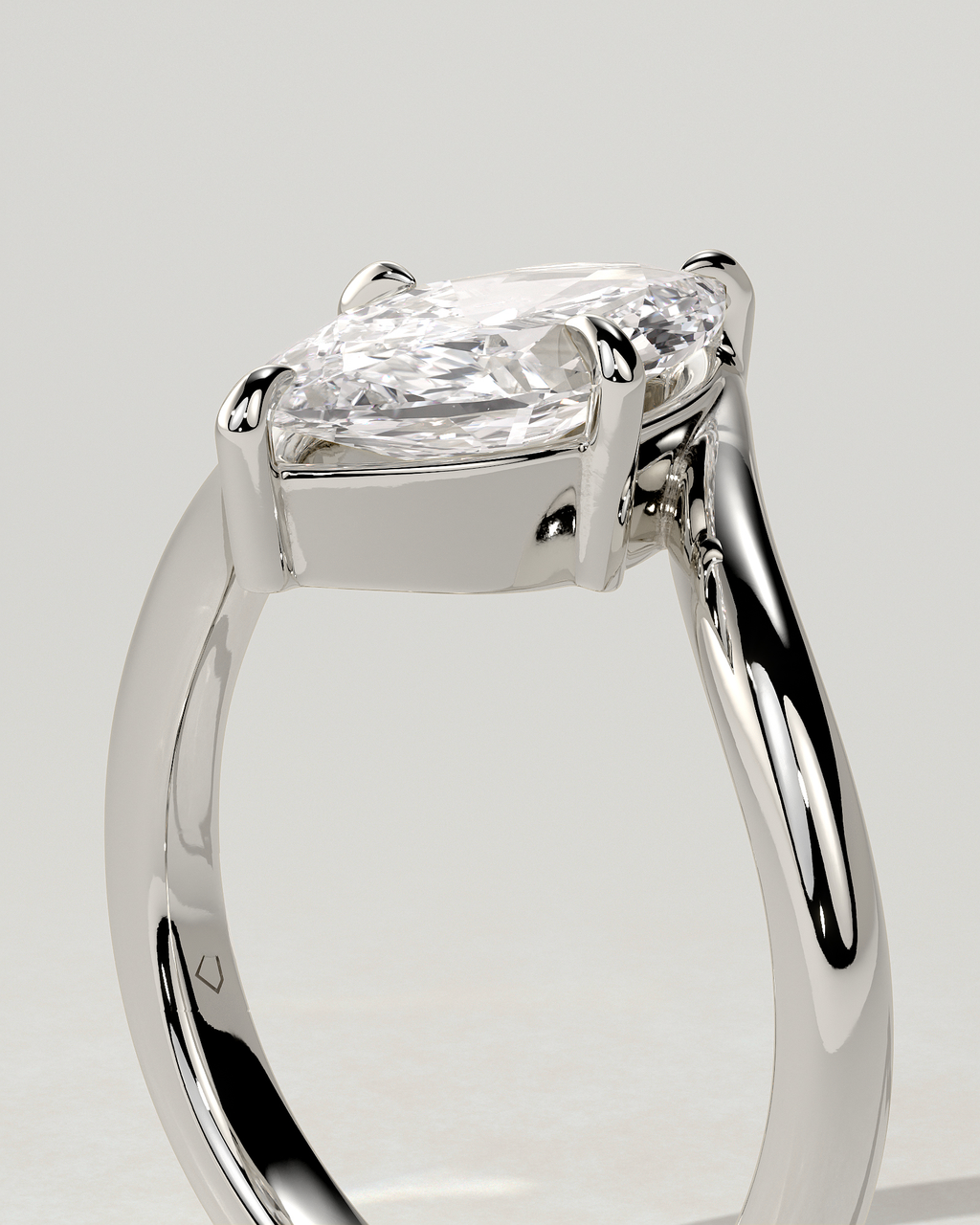 Sena Solitaire Marquise Ring