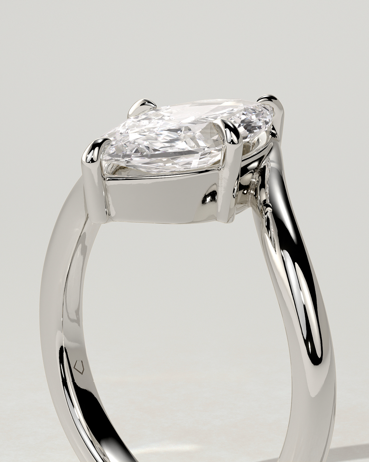 Sena Solitaire Marquise Ring