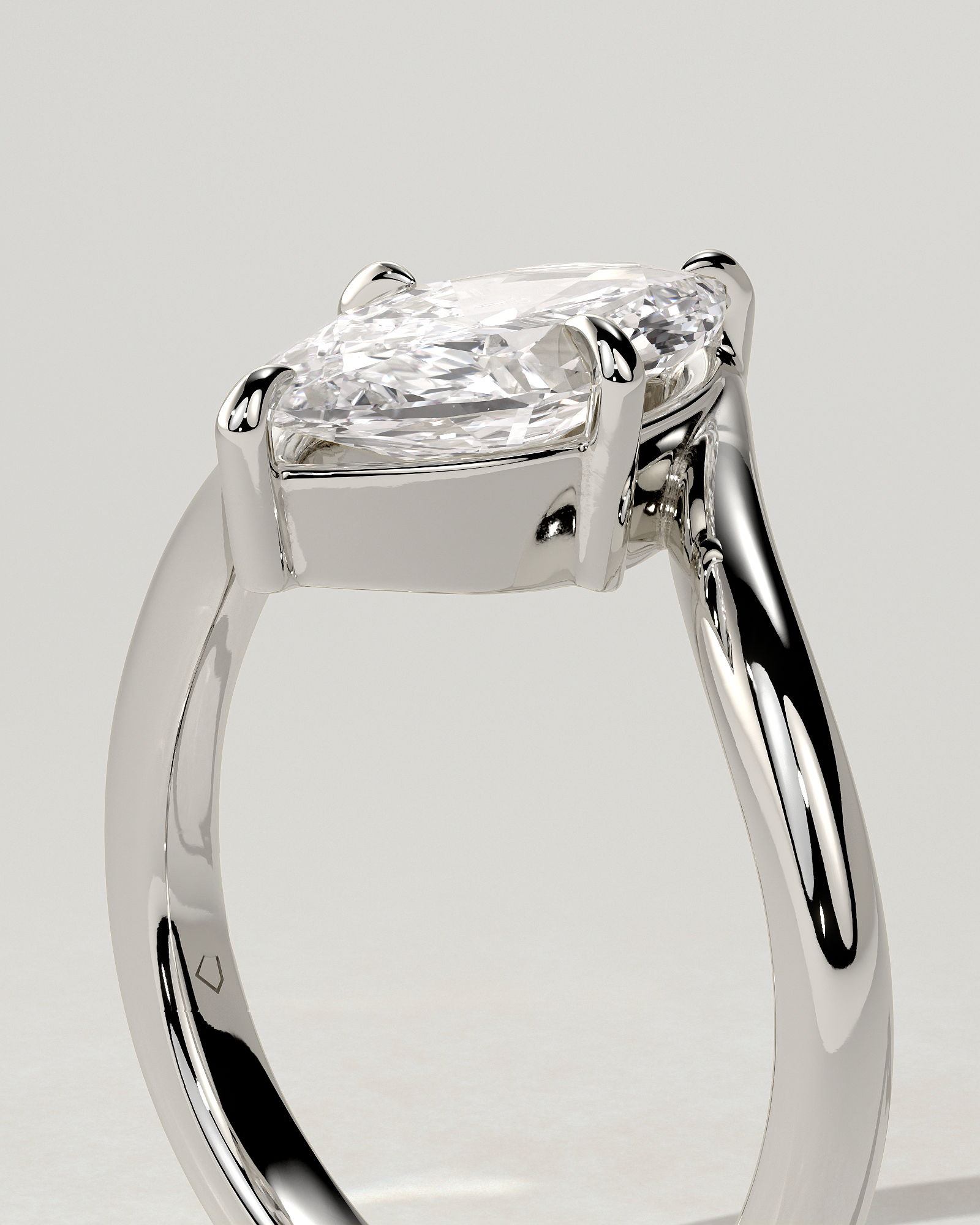 Sena Solitaire Marquise Ring