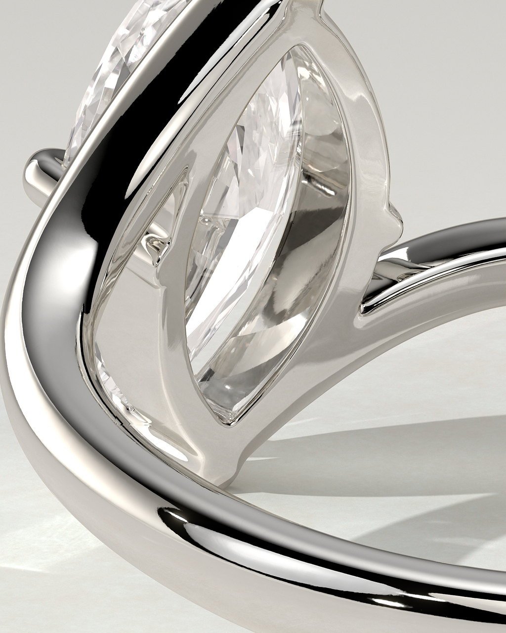 Sena Solitaire Marquise Ring