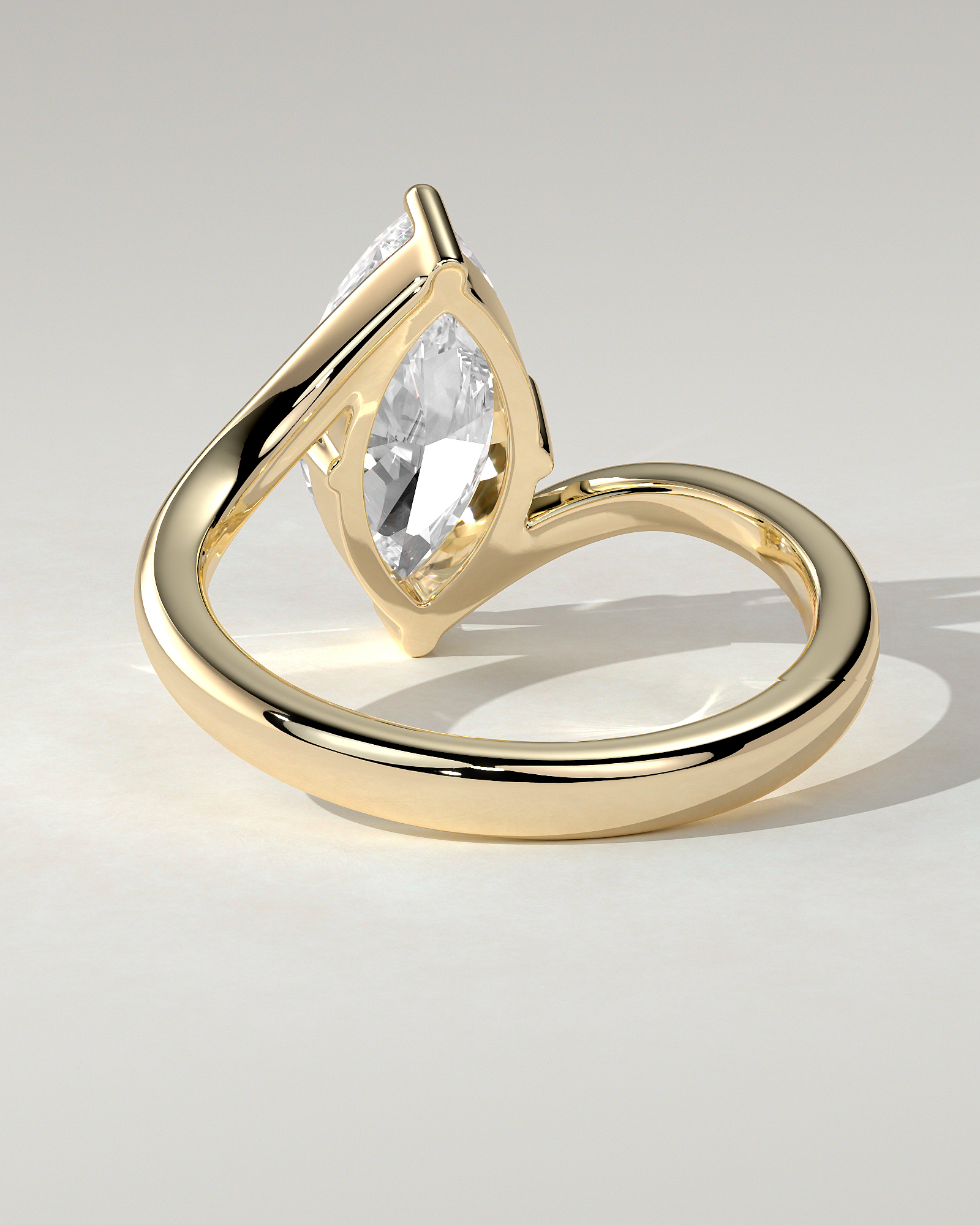 Sena Solitaire Marquise Ring