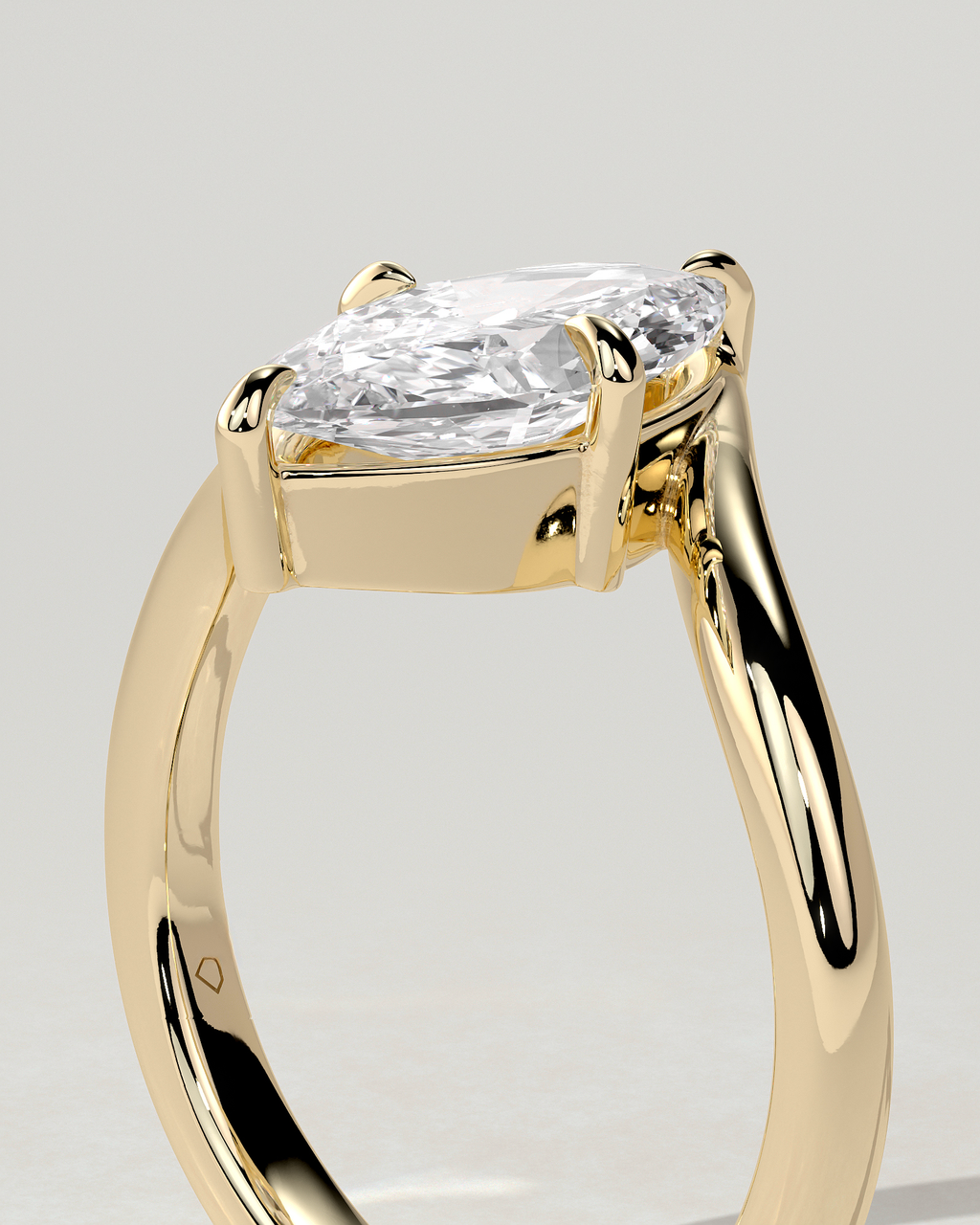 Sena Solitaire Marquise Ring