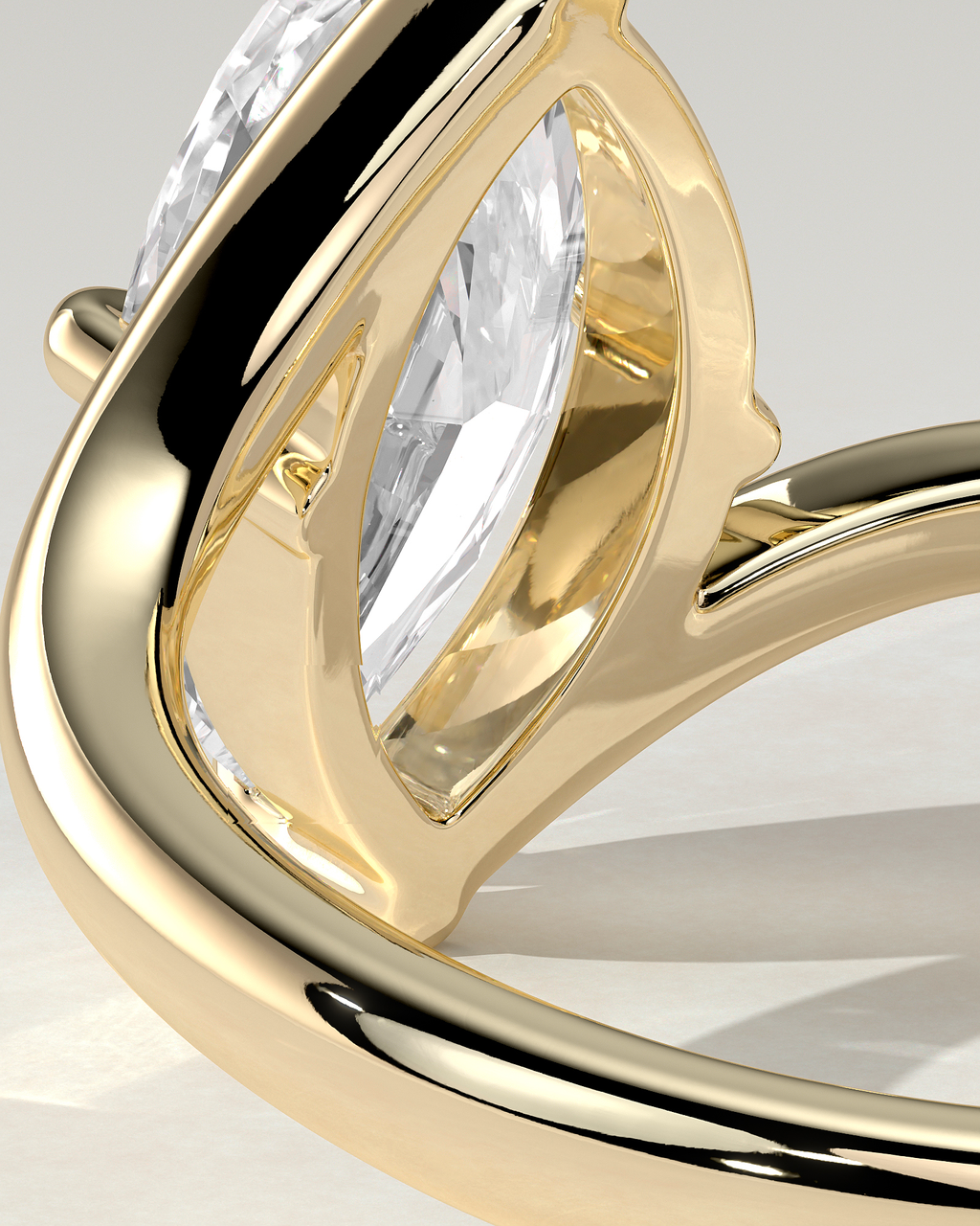 Sena Solitaire Marquise Ring