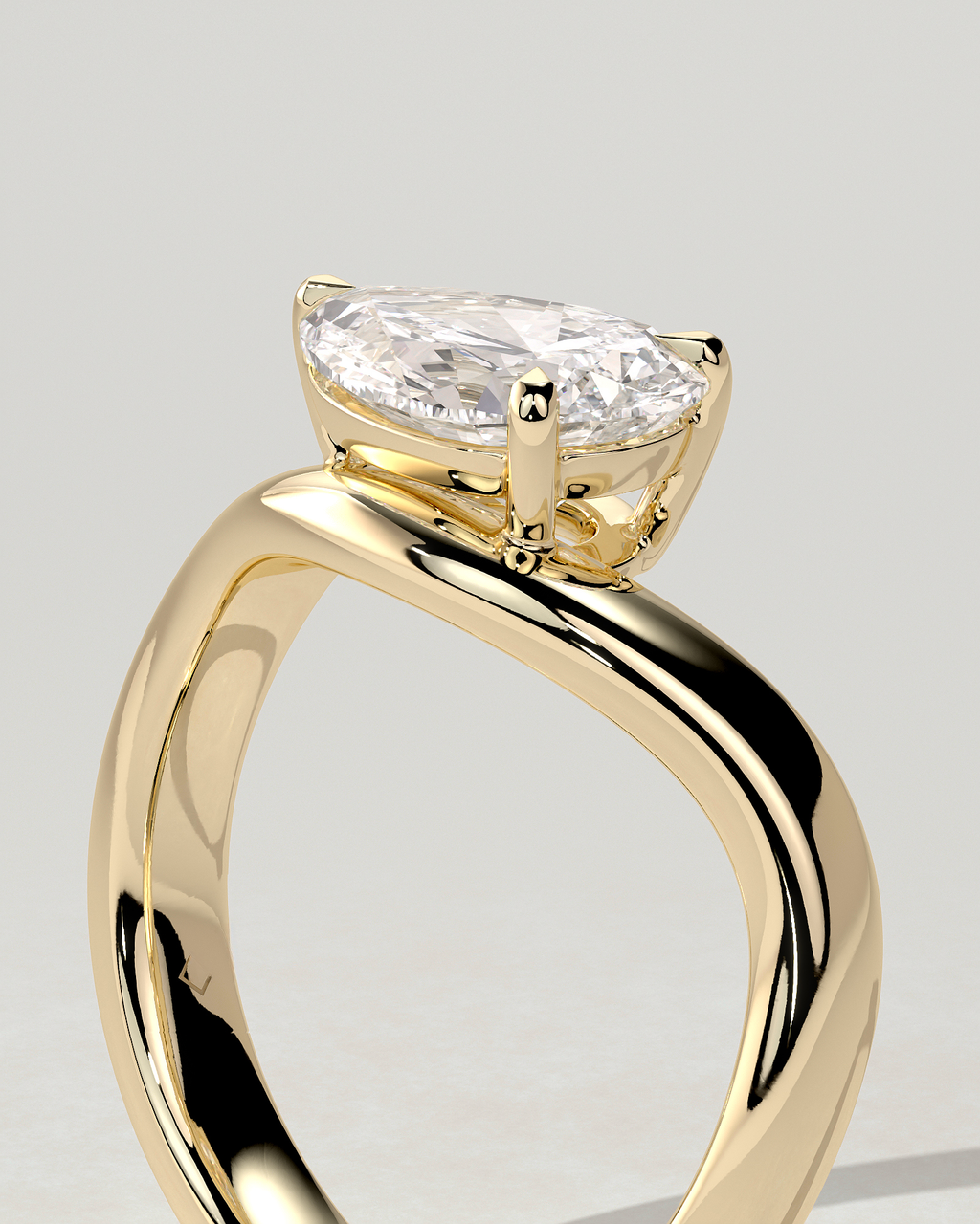 Shai East-West Round Ring