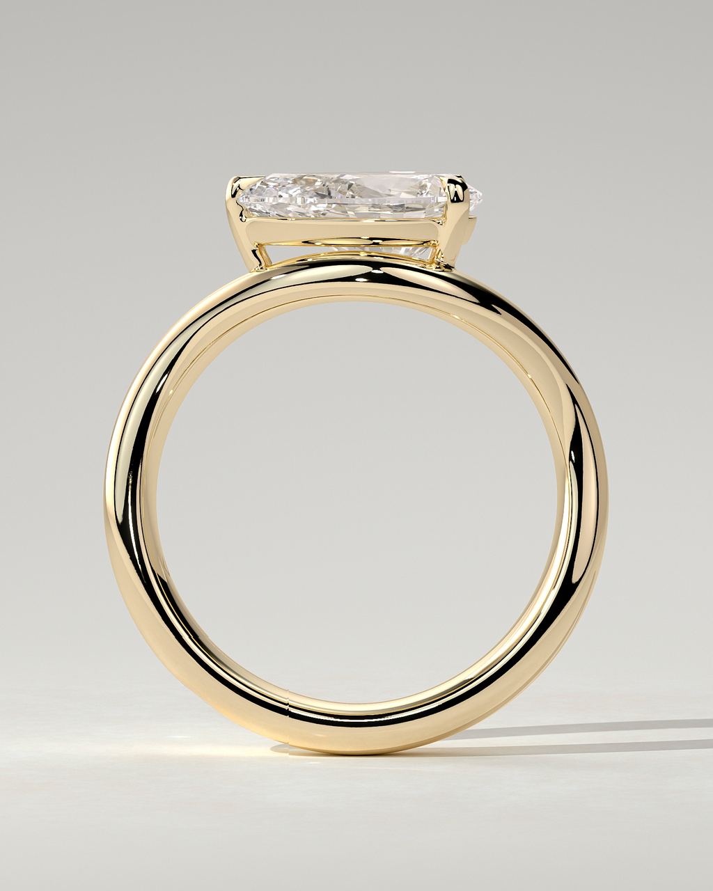 Shai East-West Round Ring