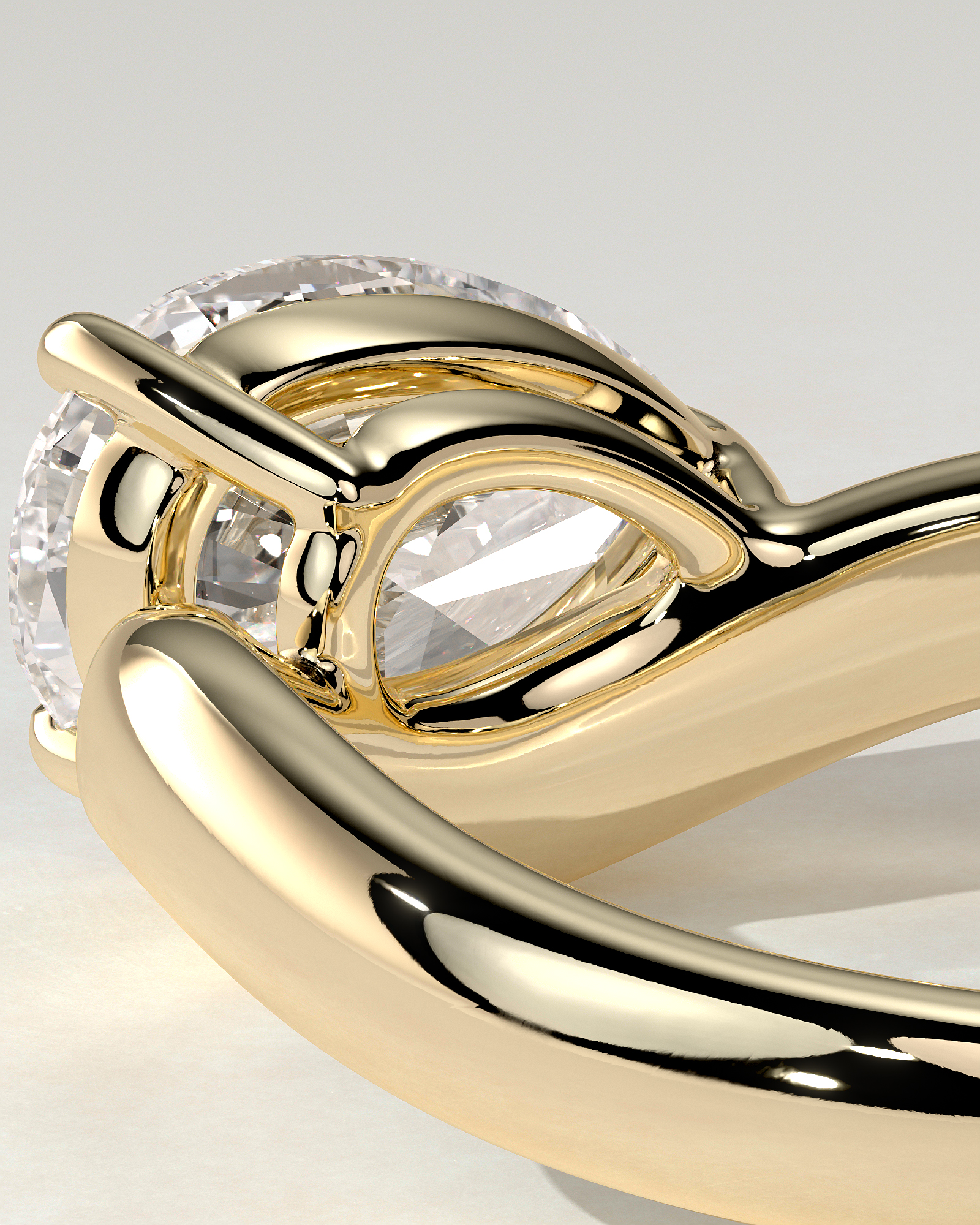 Shai East-West Round Ring