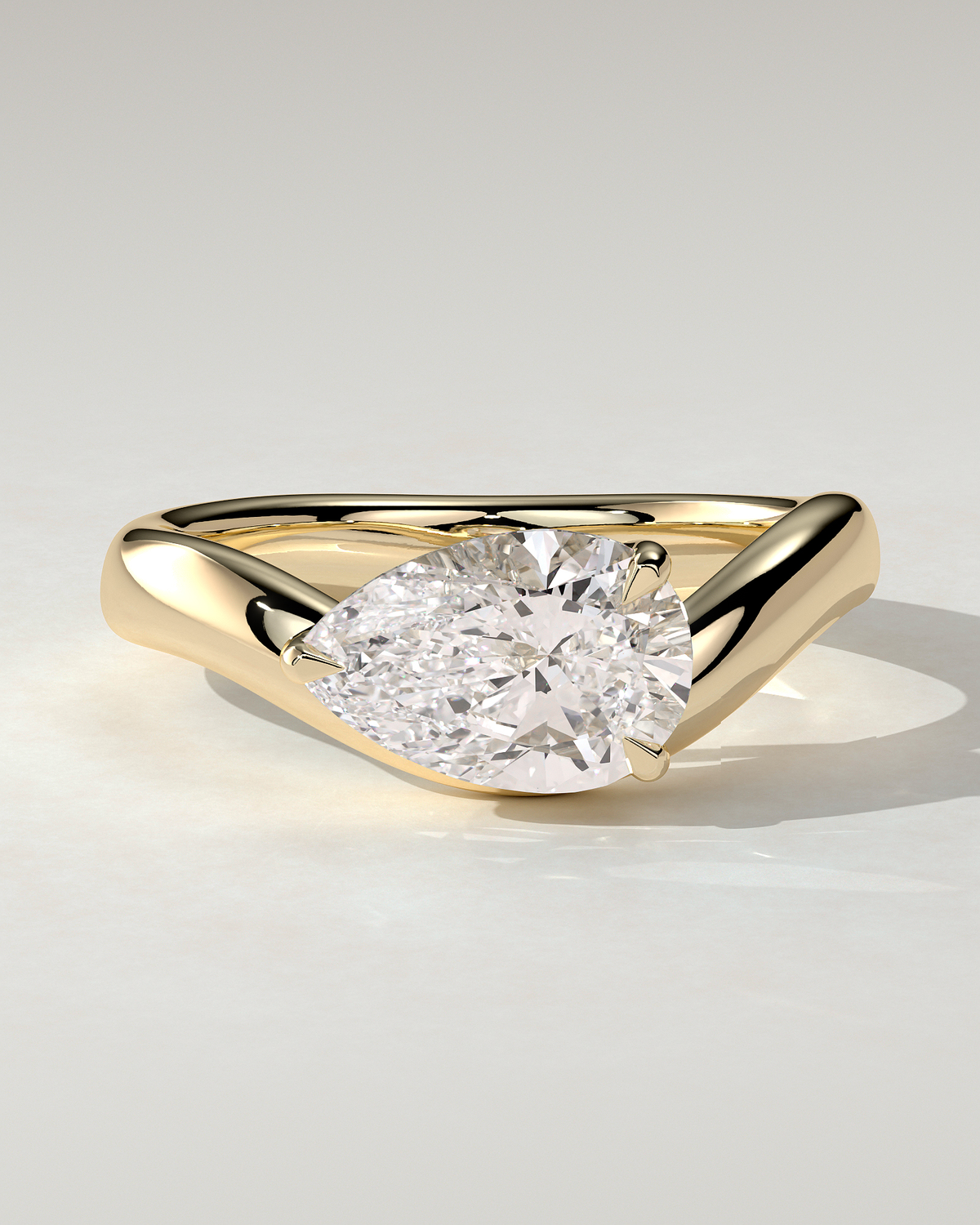 Shai East-West Round Ring