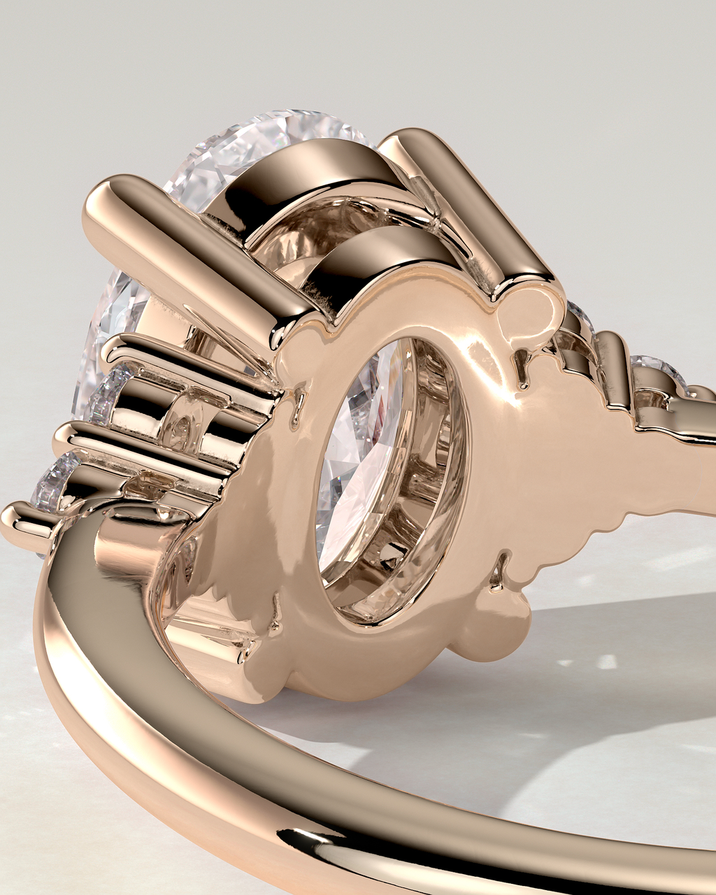 Sharon Solitaire Oval Ring