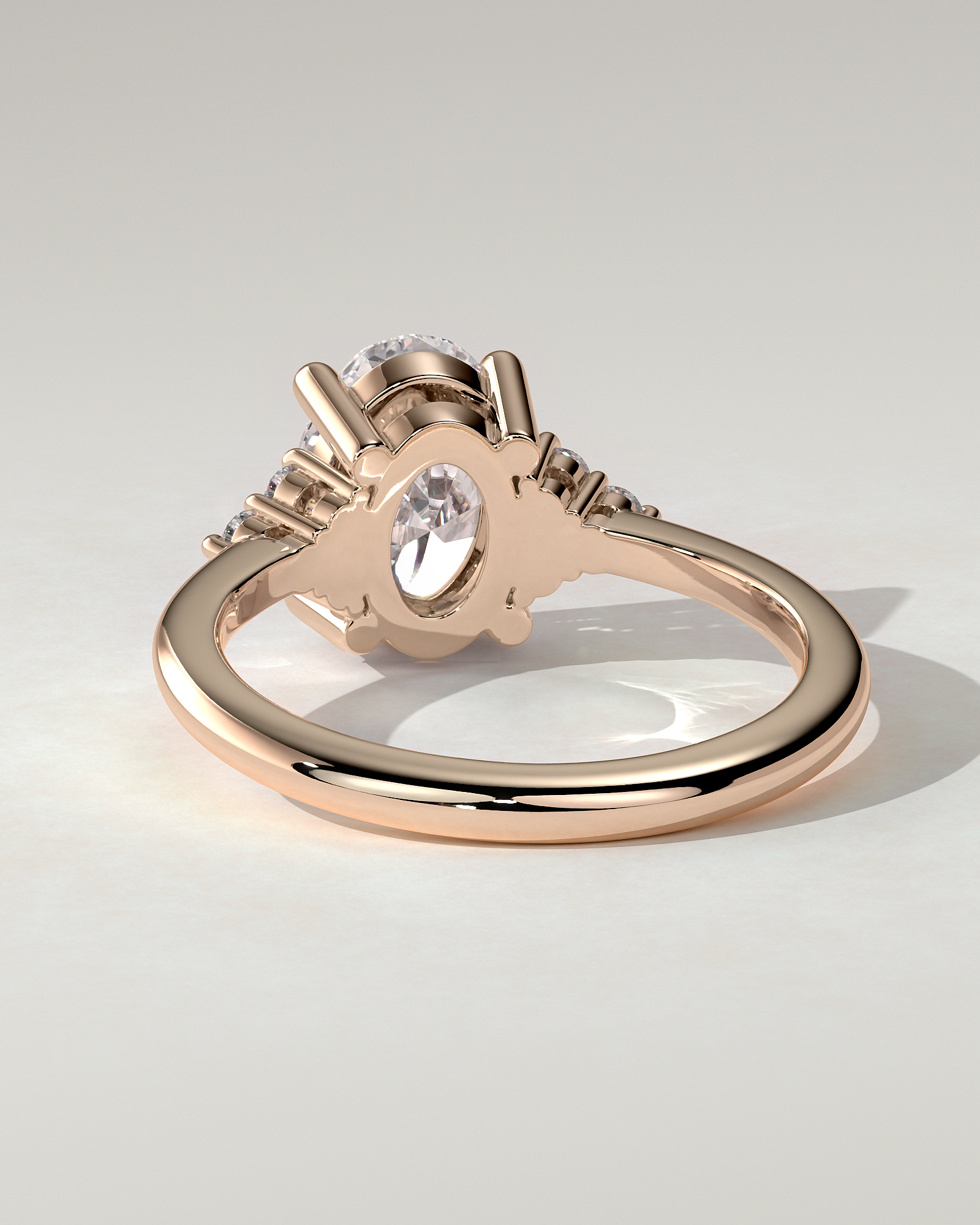 Sharon Solitaire Oval Ring