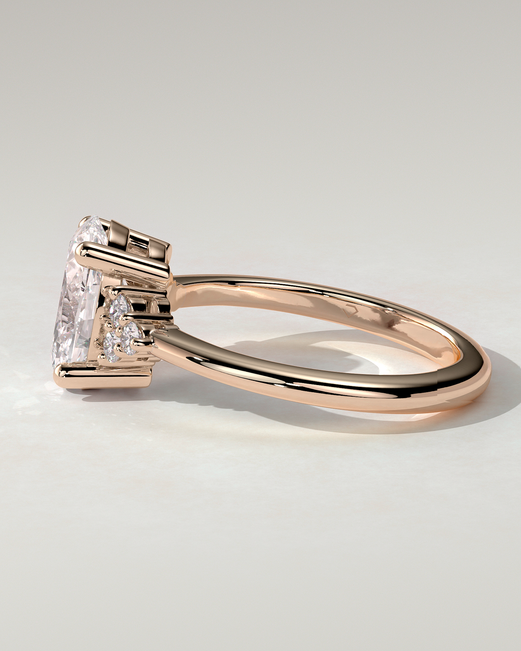 Sharon Solitaire Oval Ring