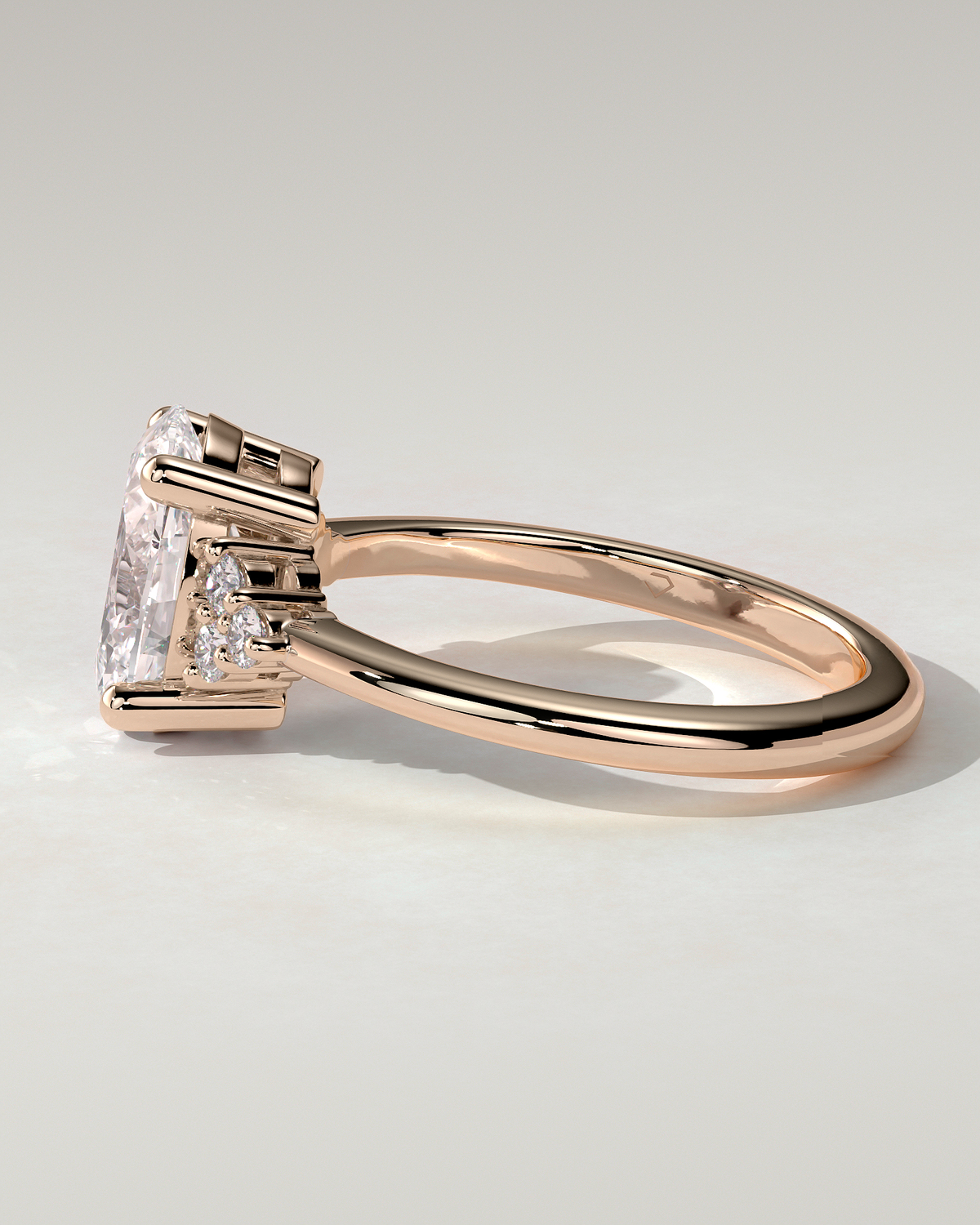 Sharon Solitaire Oval Ring