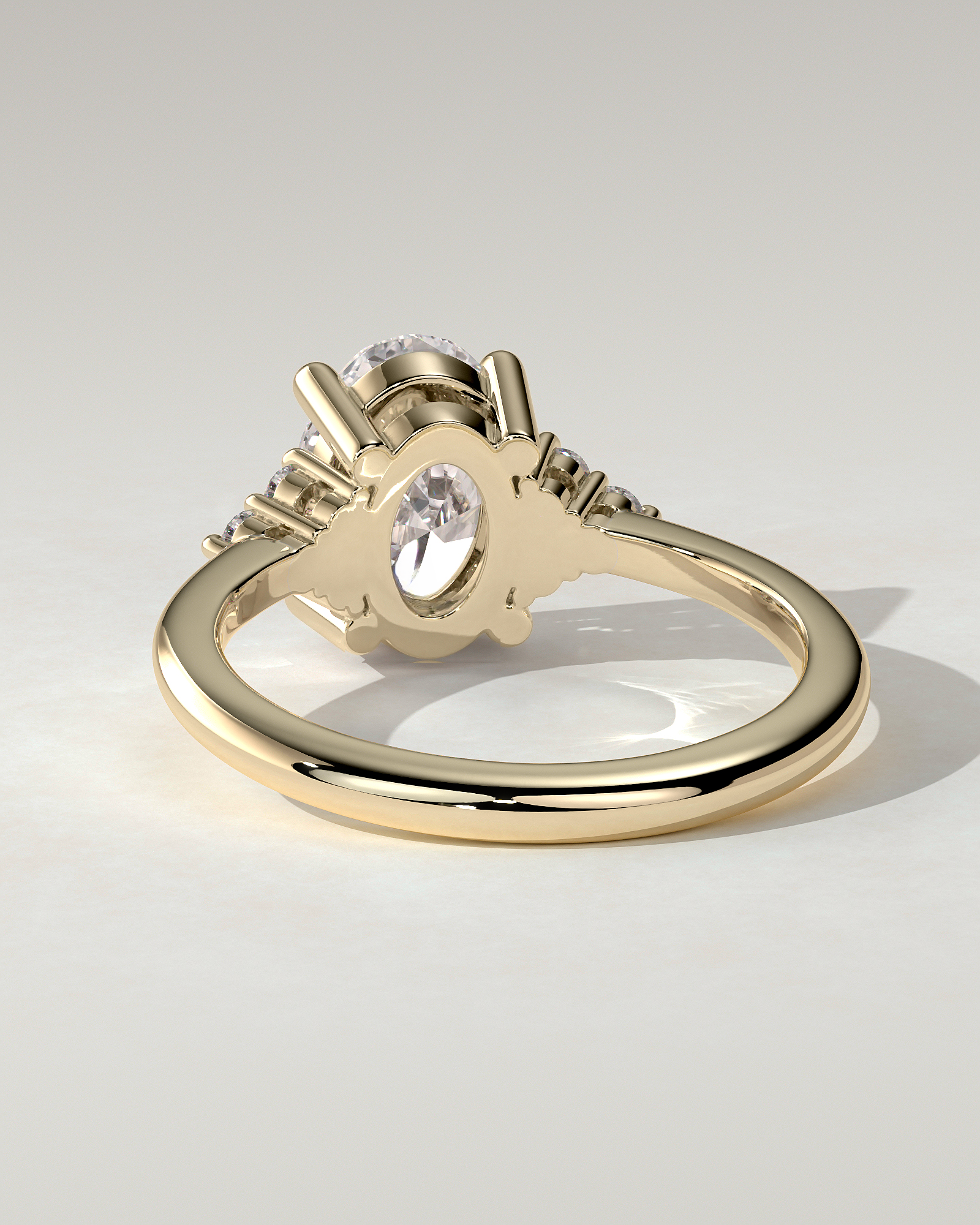 Sharon Solitaire Oval Ring