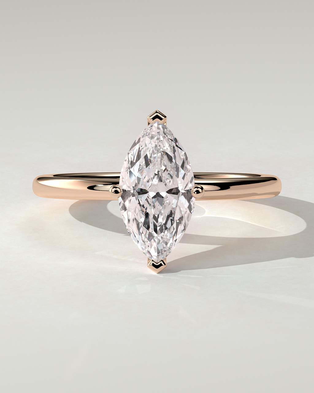 Sherry Solitaire Marquise Ring