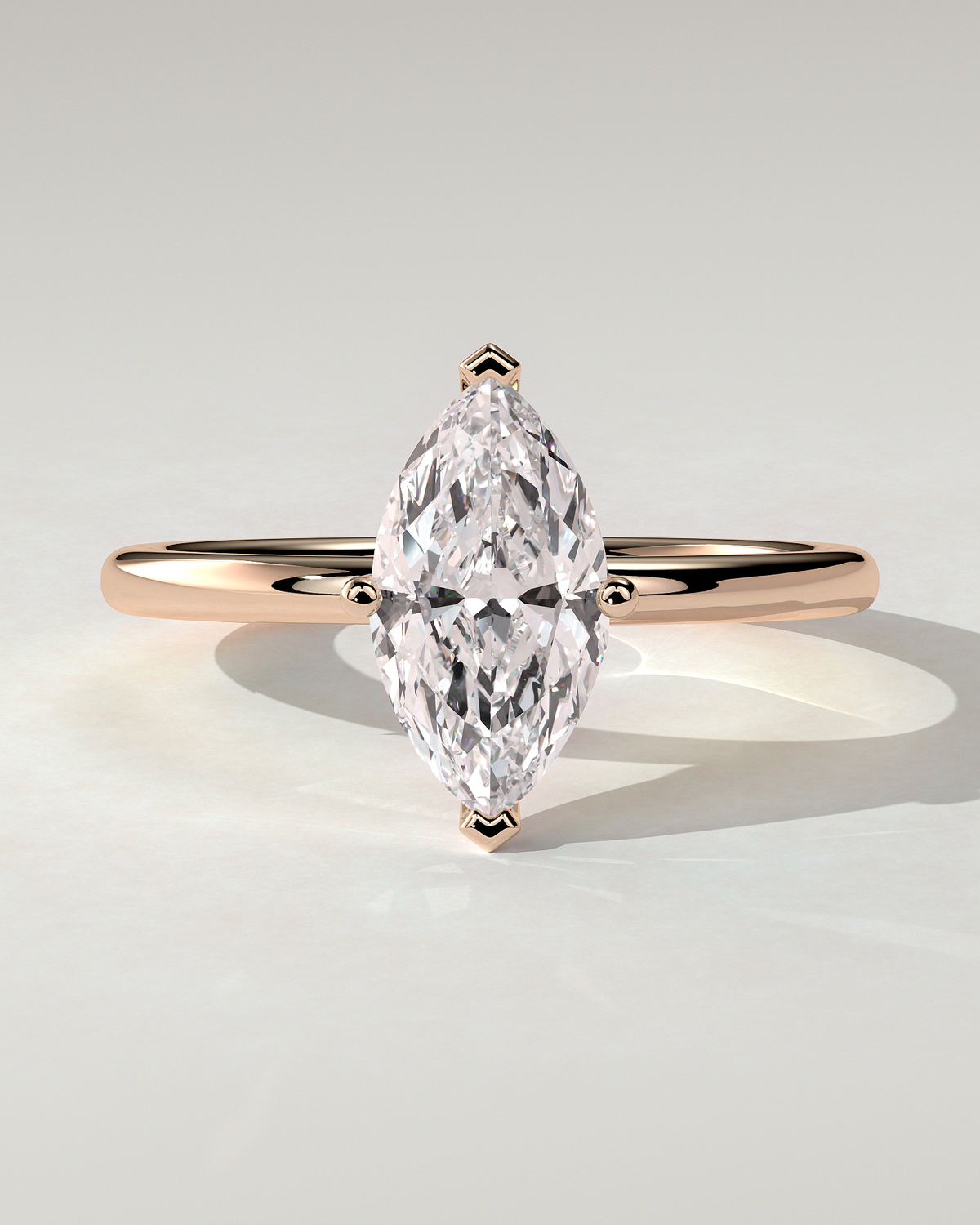 Sherry Solitaire Marquise Ring