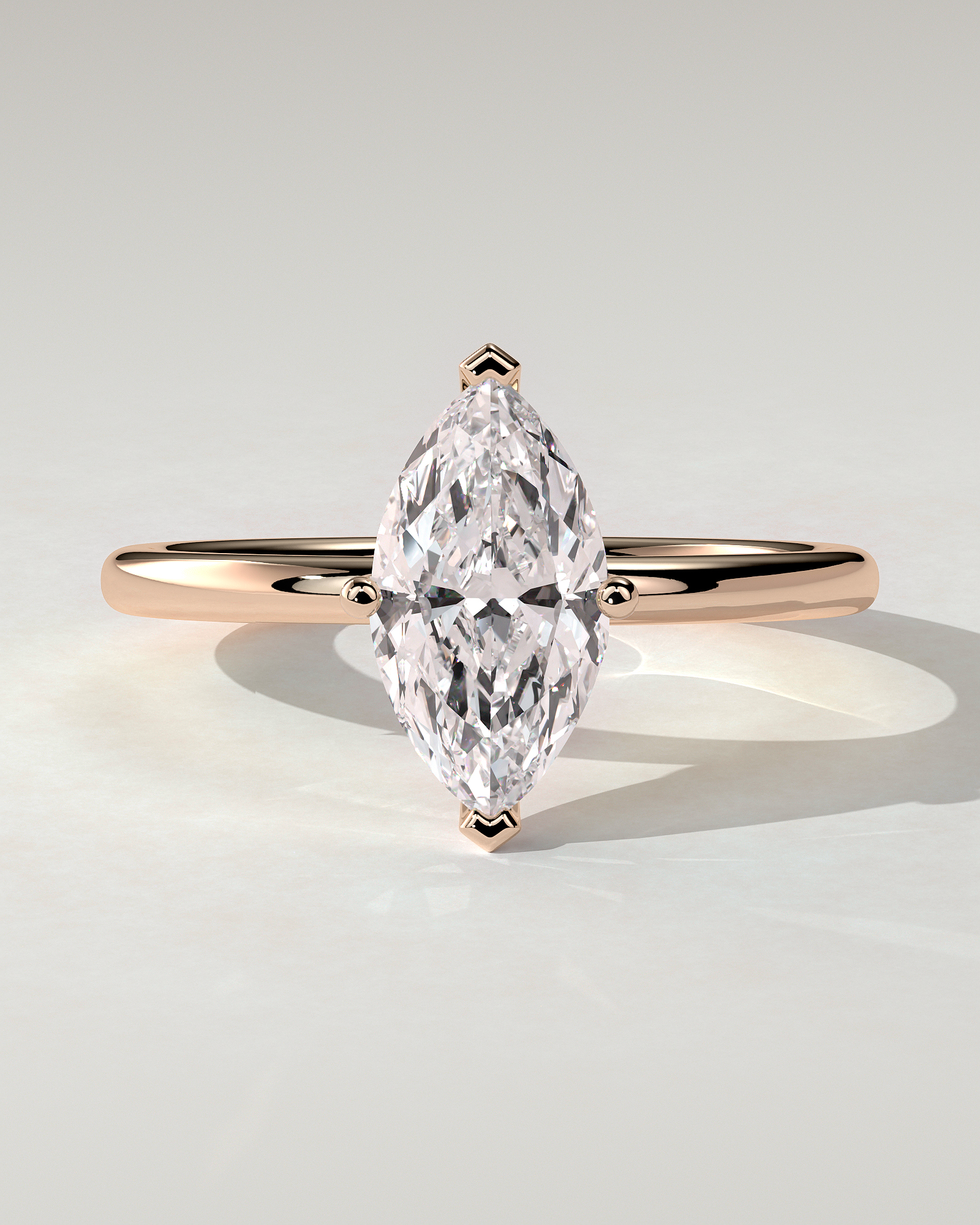 Sherry Solitaire Marquise Ring