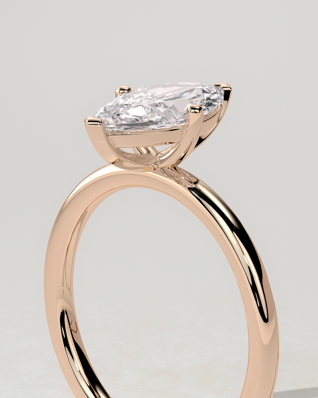 Sherry Solitaire Marquise Ring