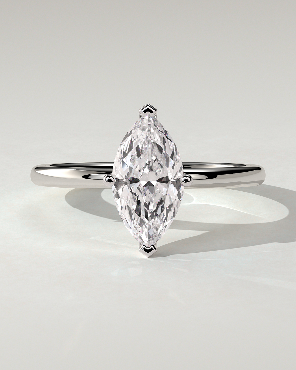 Sherry Solitaire Marquise Ring