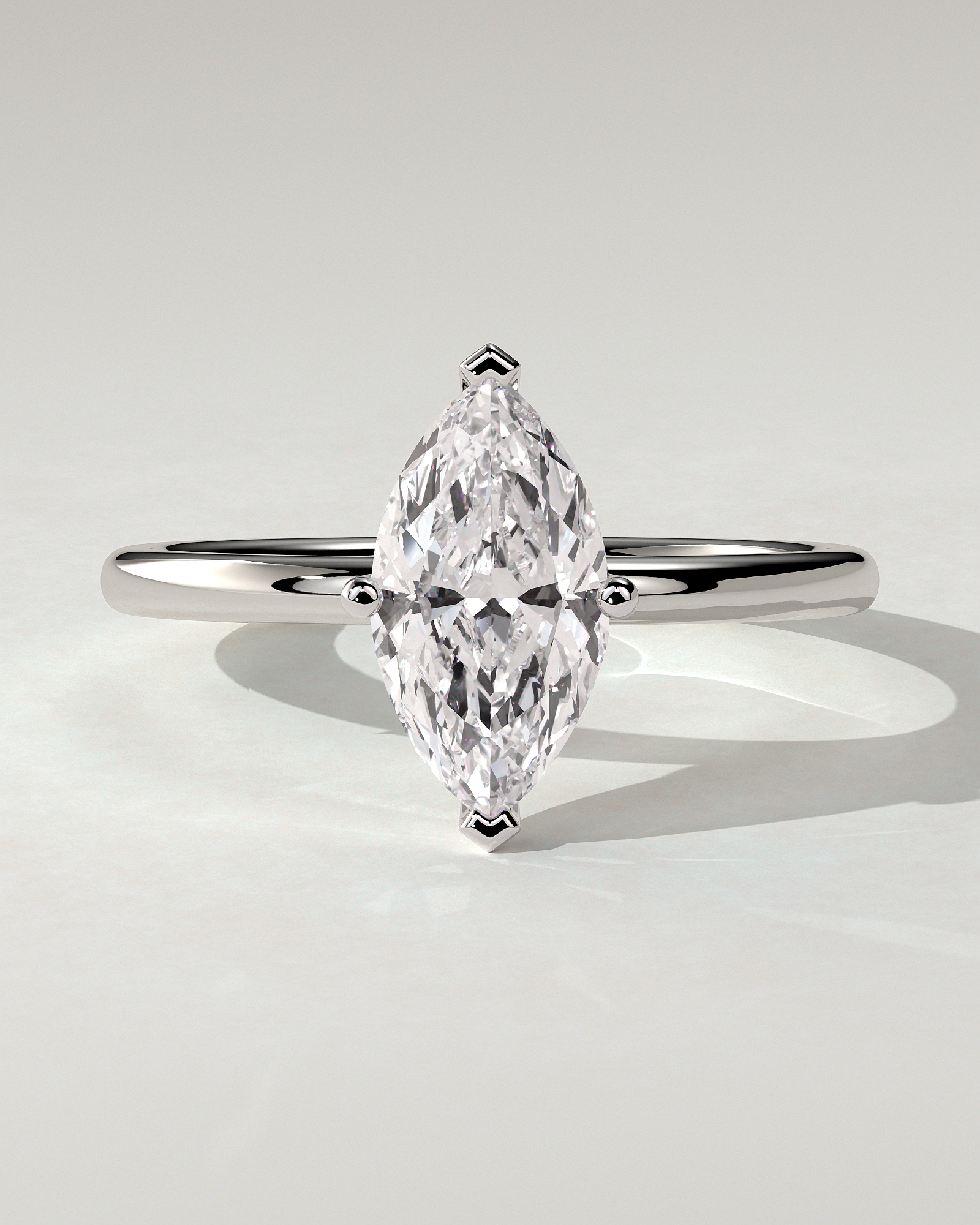 Sherry Solitaire Marquise Ring