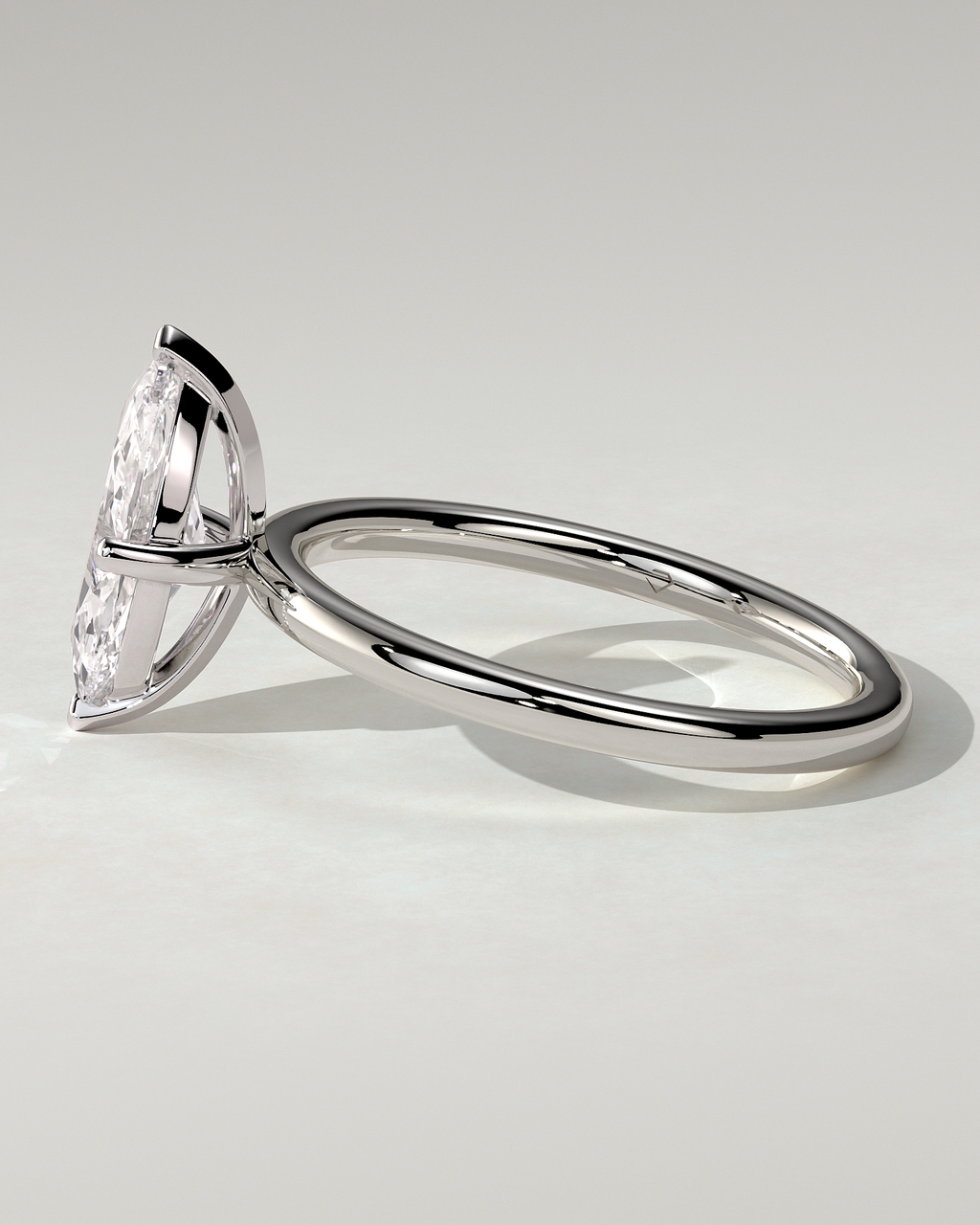 Sherry Solitaire Marquise Ring