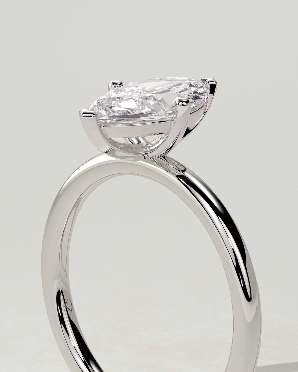 Sherry Solitaire Marquise Ring