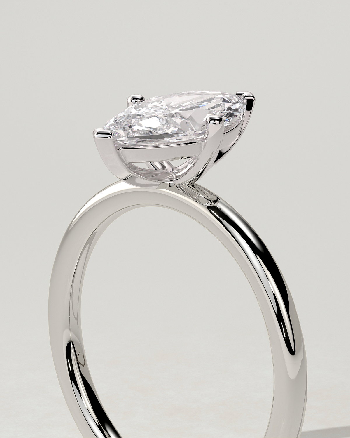 Sherry Solitaire Marquise Ring