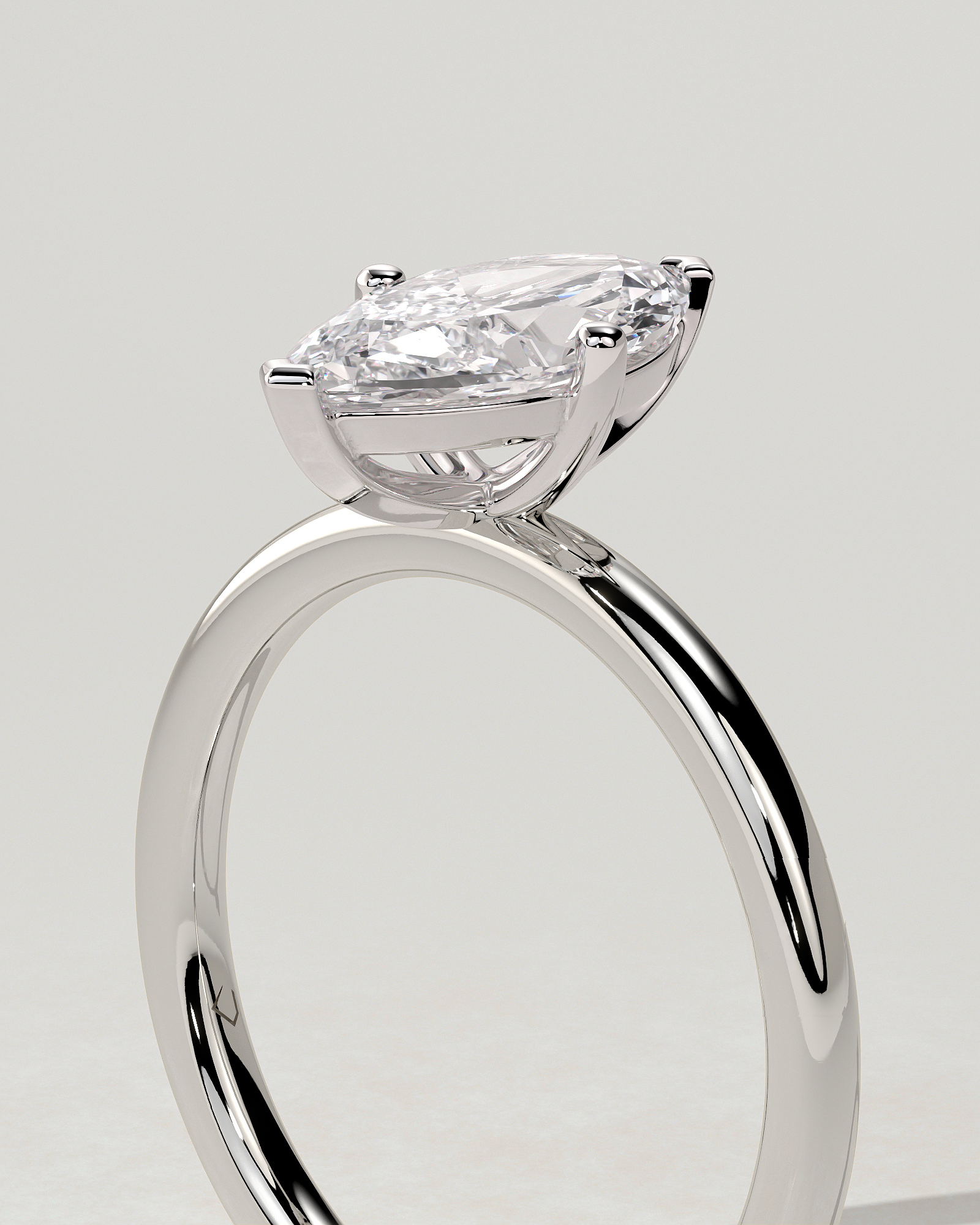 Sherry Solitaire Marquise Ring
