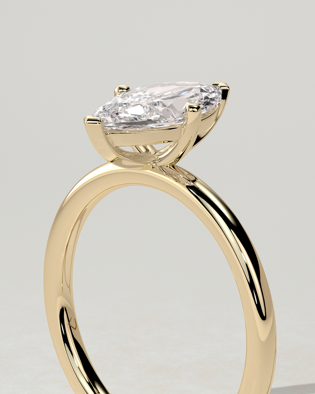Sherry Solitaire Marquise Ring