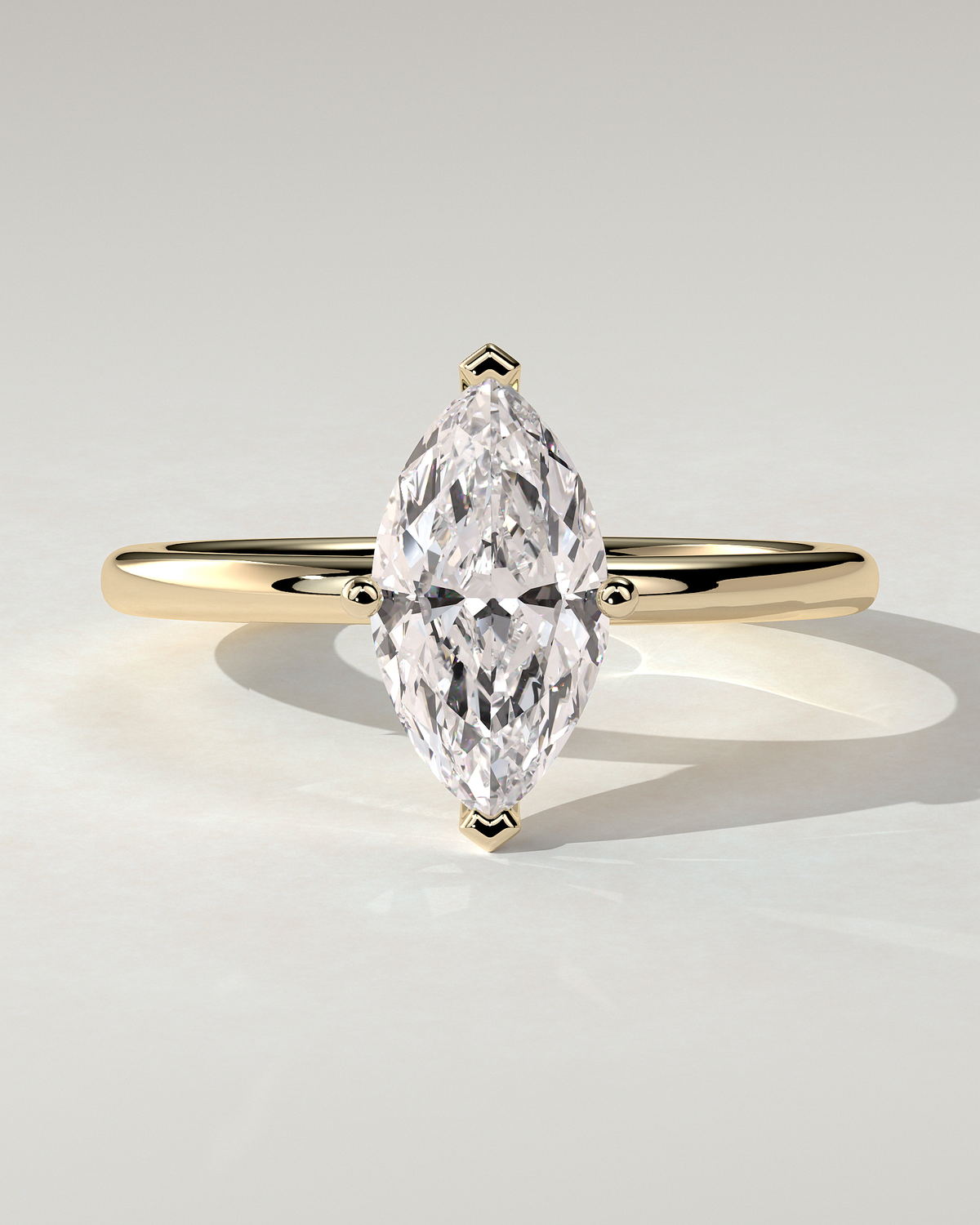 Sherry Solitaire Marquise Ring