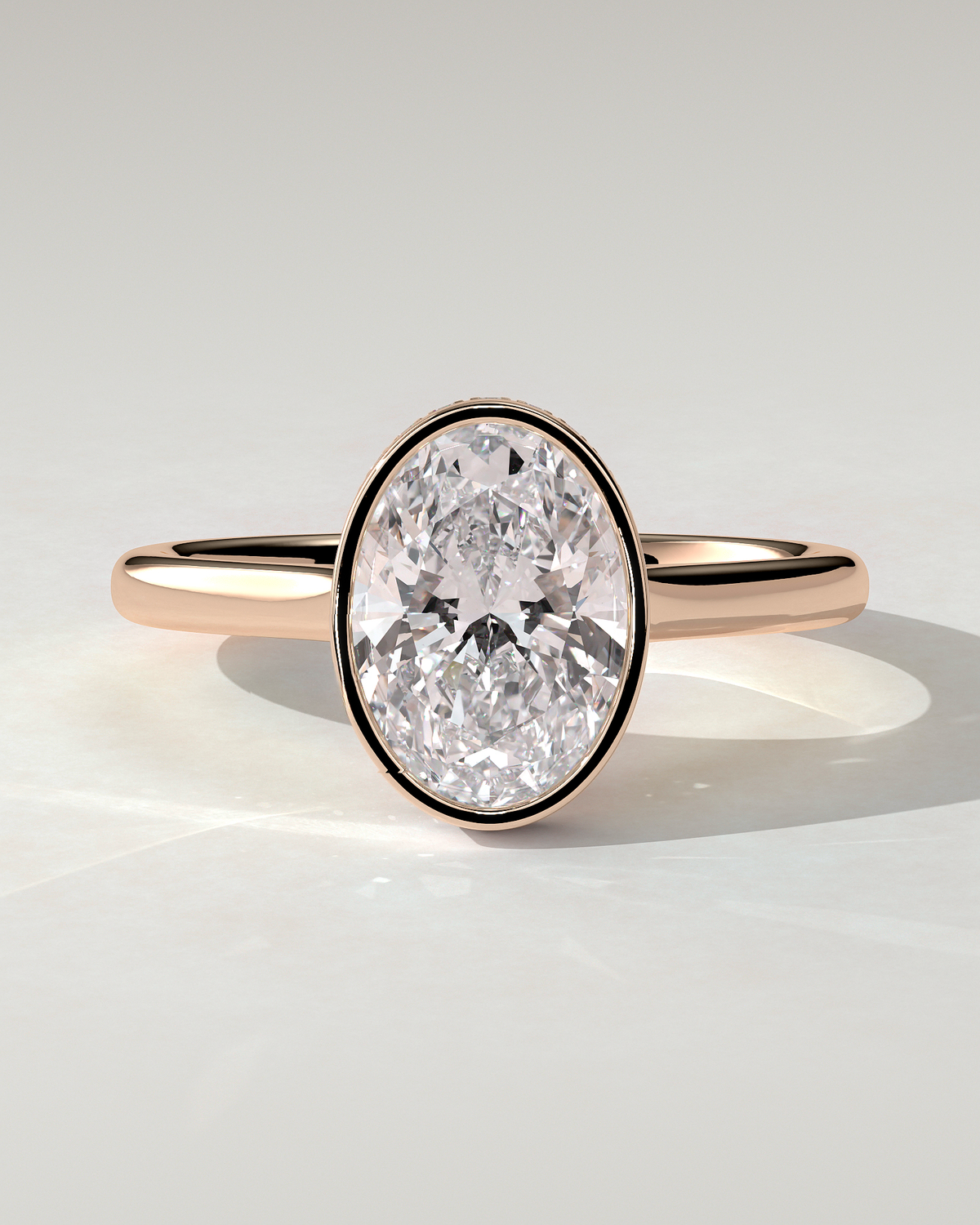 Sierra Bezel Round Ring