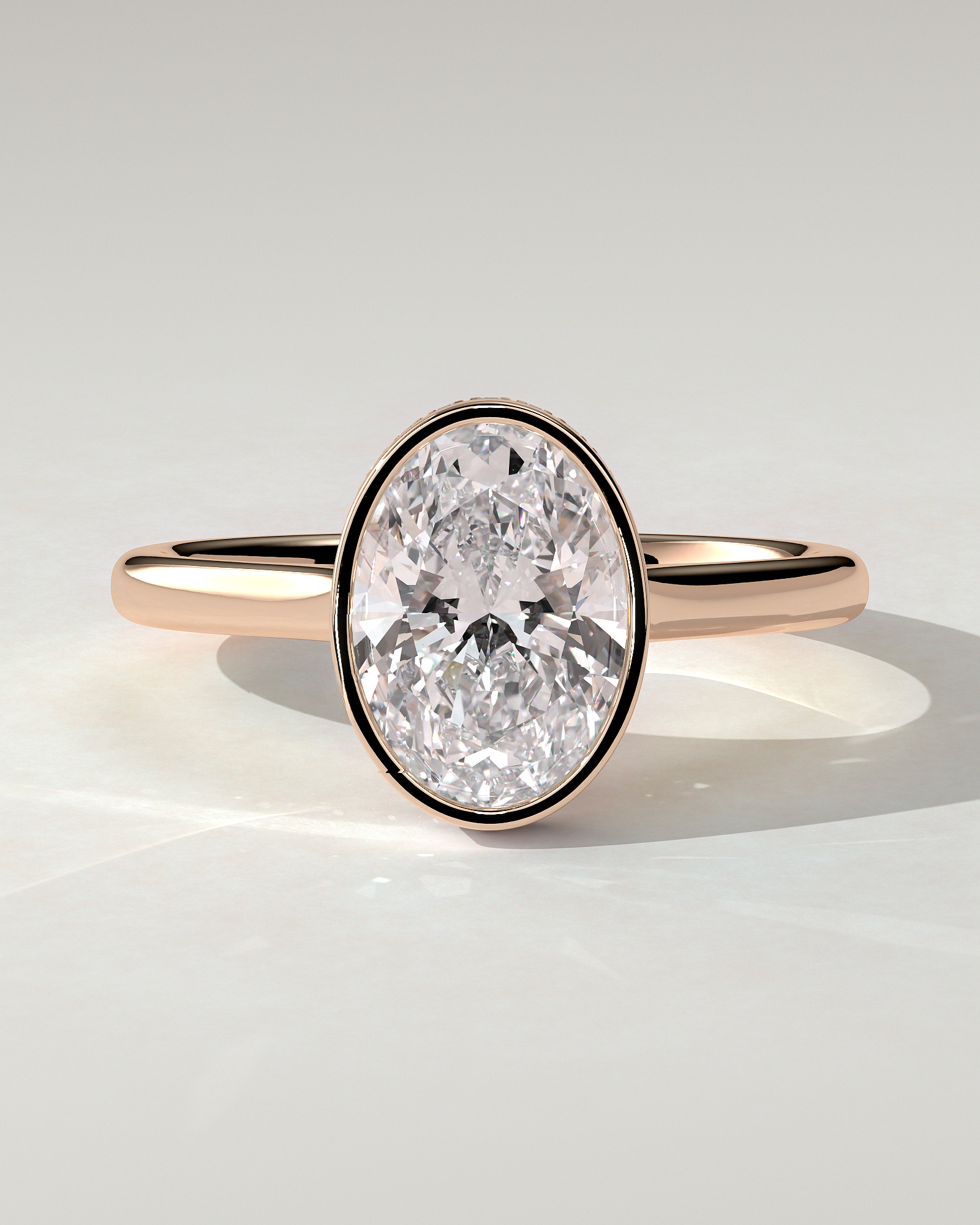 Sierra Bezel Round Ring