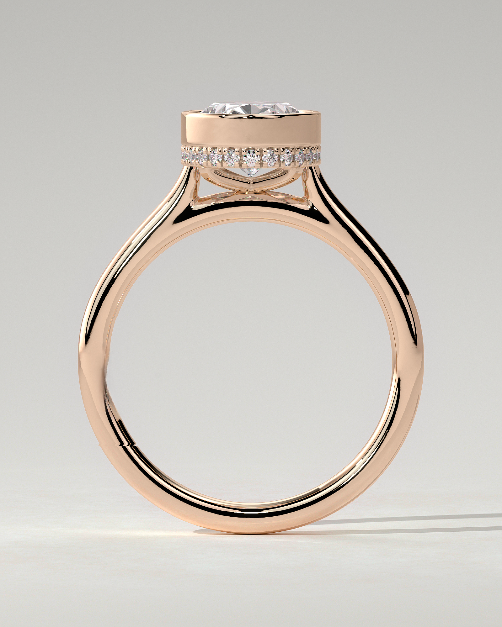 Sierra Bezel Round Ring