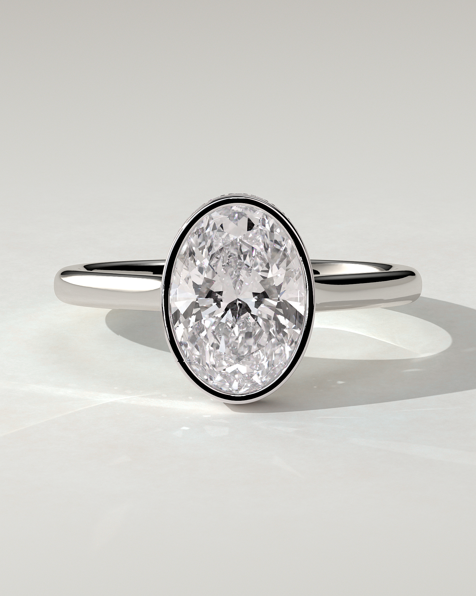 Sierra Bezel Round Ring