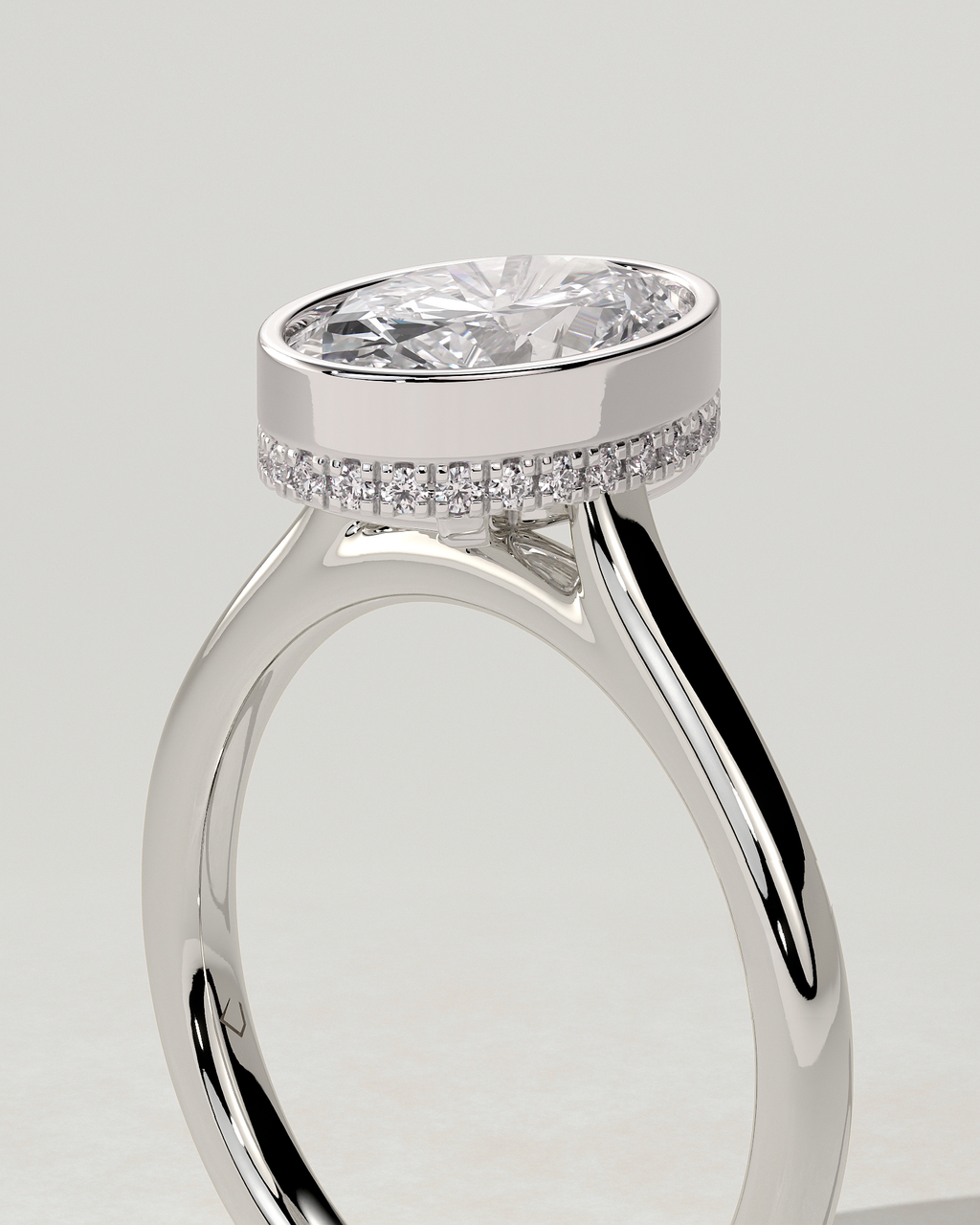 Sierra Bezel Round Ring