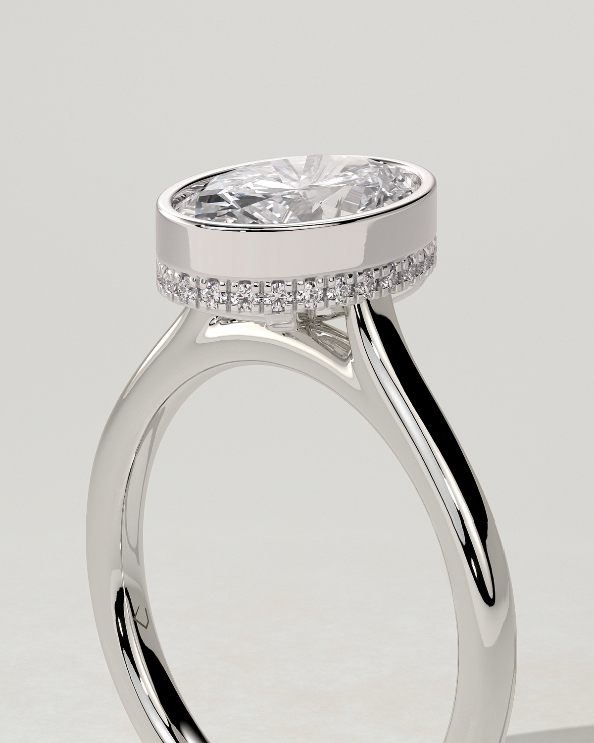 Sierra Bezel Round Ring