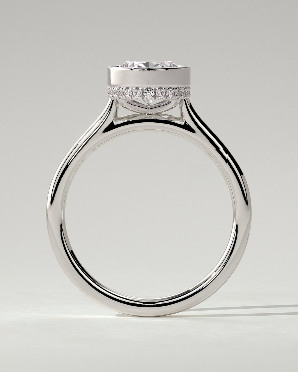 Sierra Bezel Round Ring