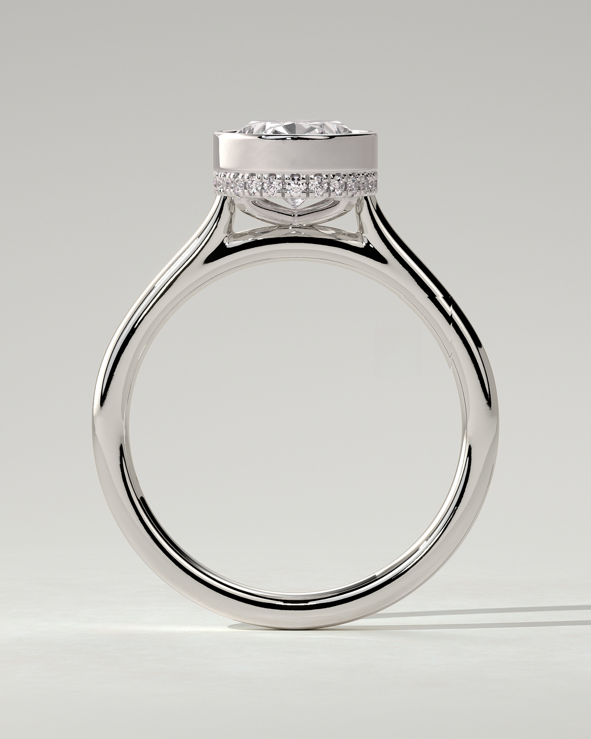 Sierra Bezel Round Ring