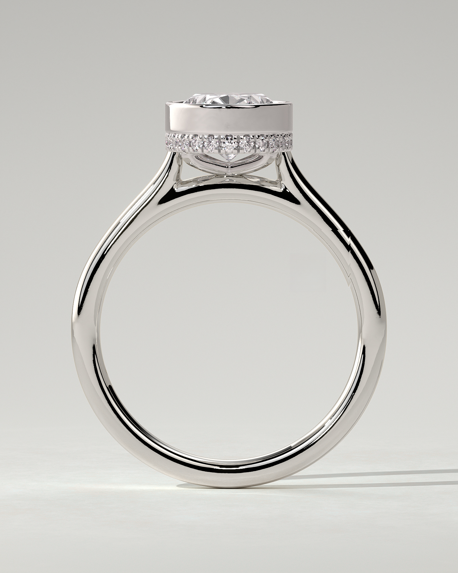 Sierra Bezel Round Ring
