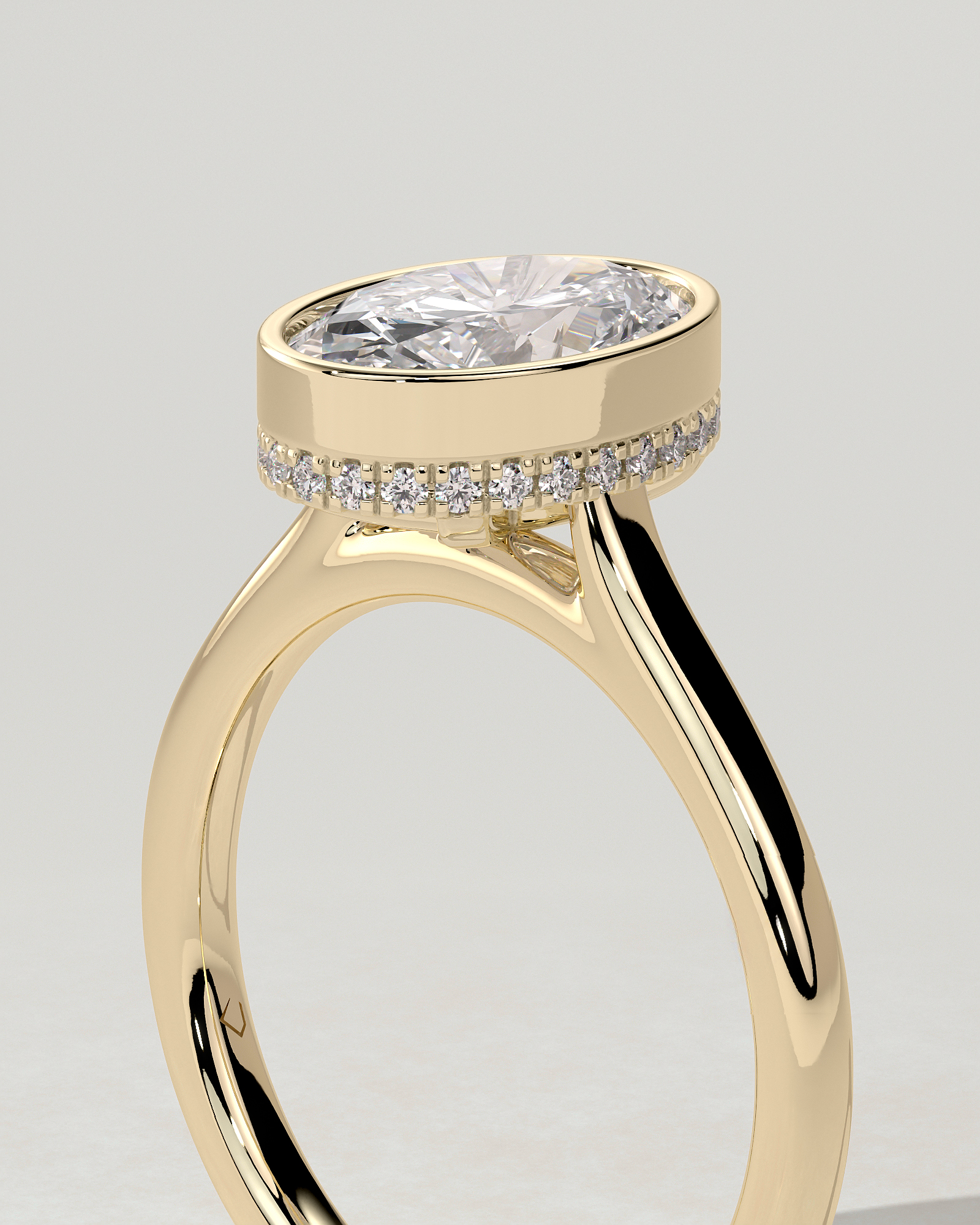 Sierra Bezel Round Ring