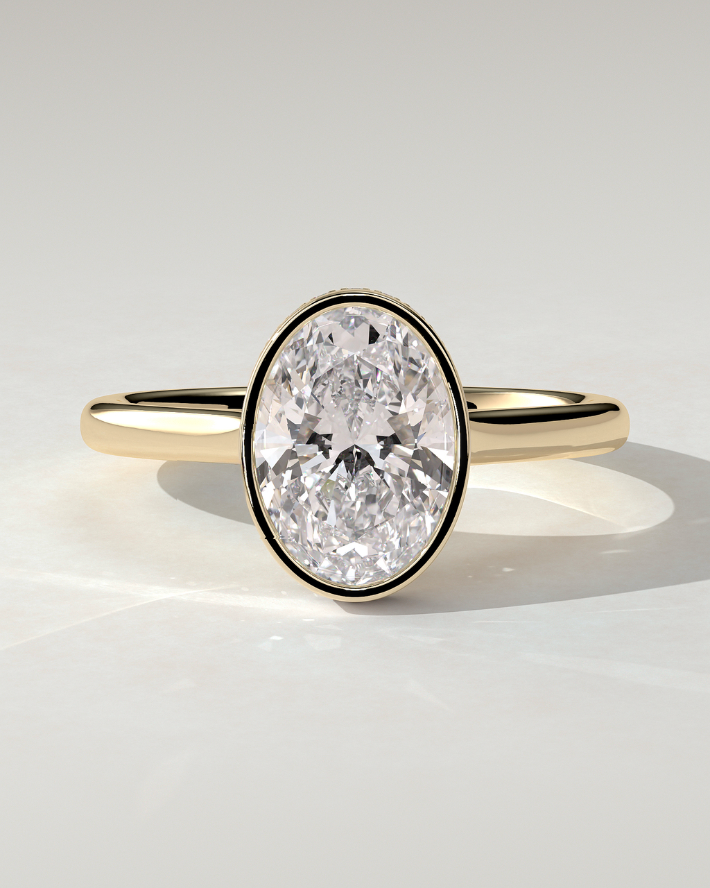 Sierra Bezel Round Ring