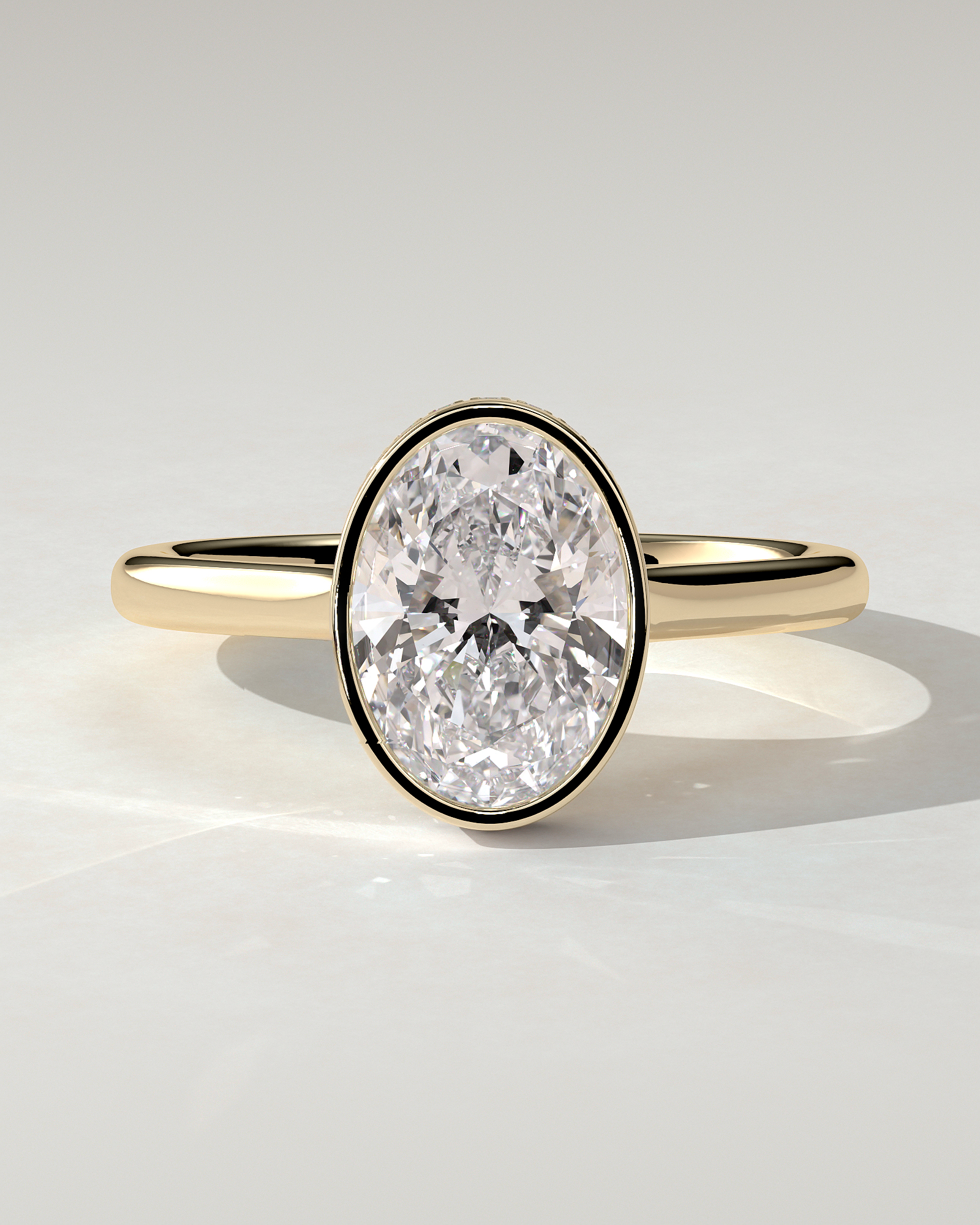 Sierra Bezel Round Ring
