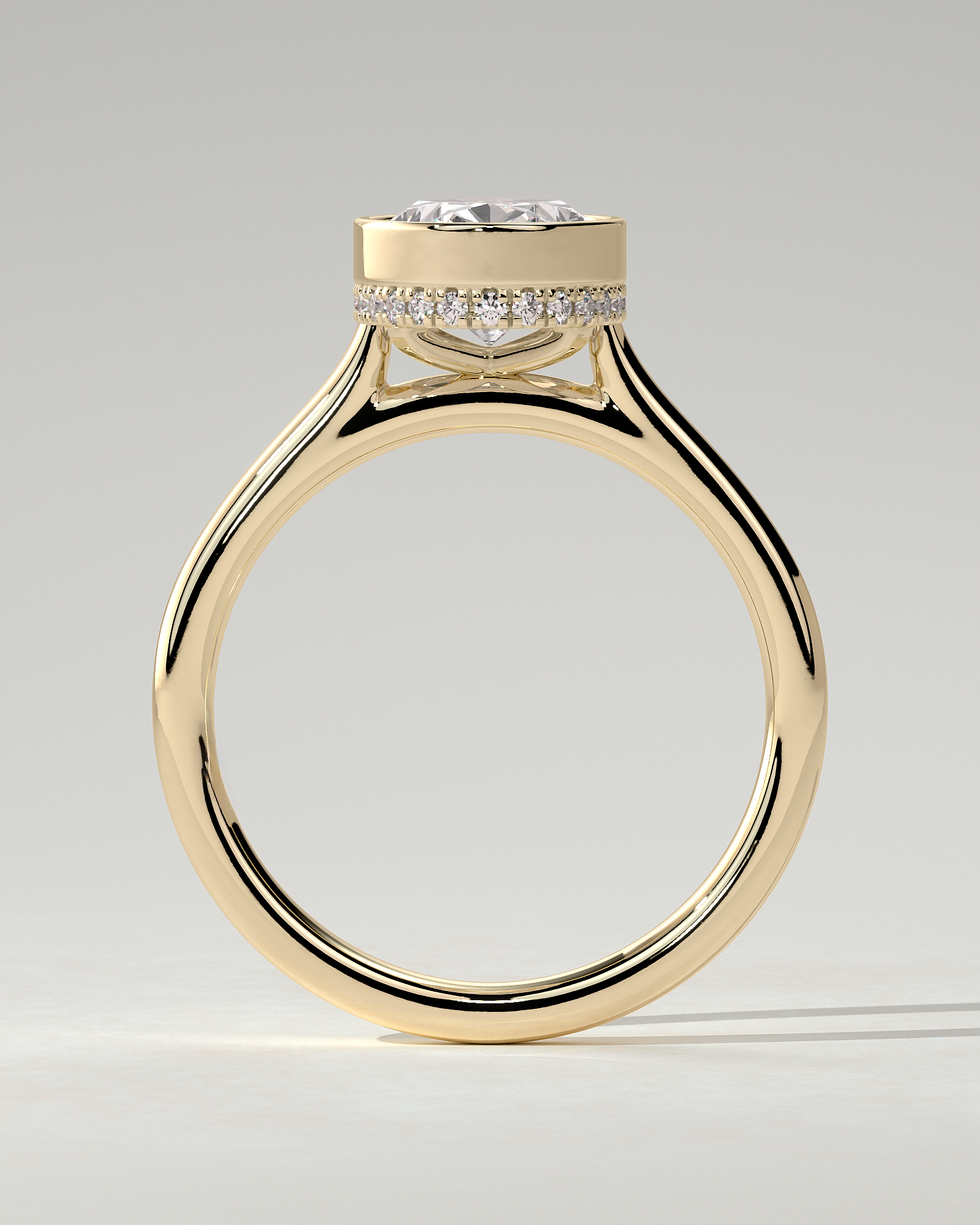 Sierra Bezel Round Ring