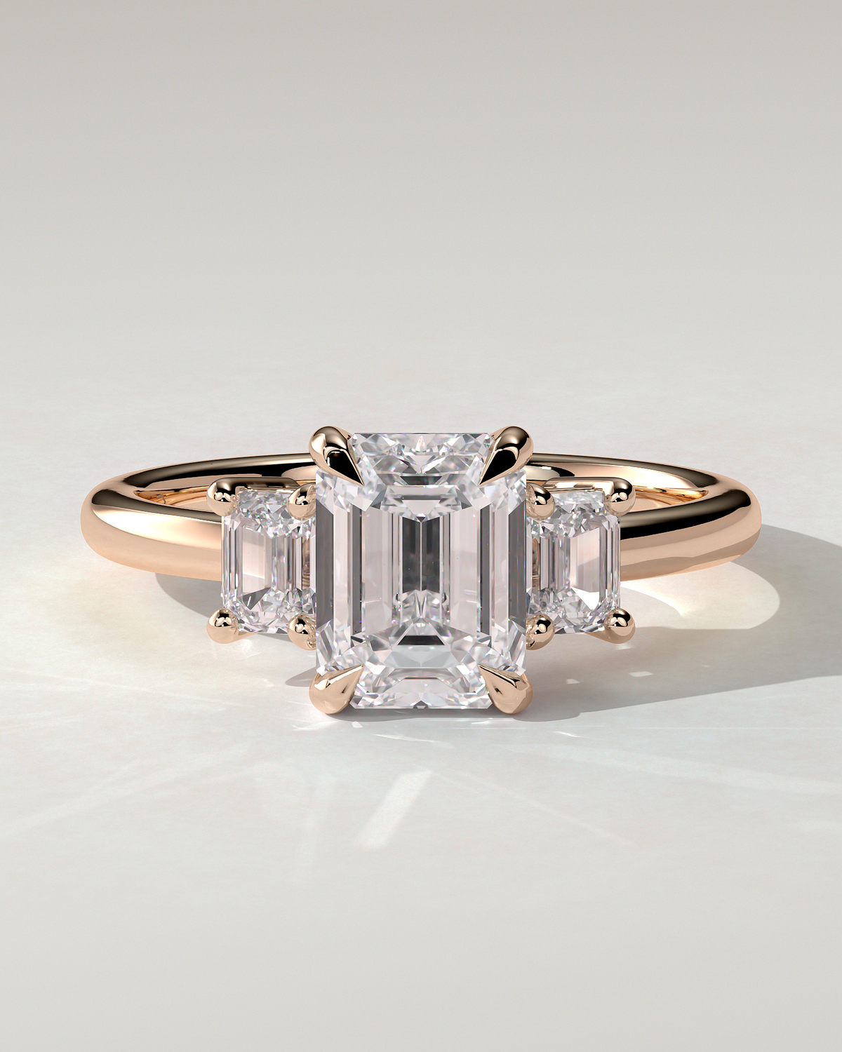 Silvana Trilogy Emerald Ring